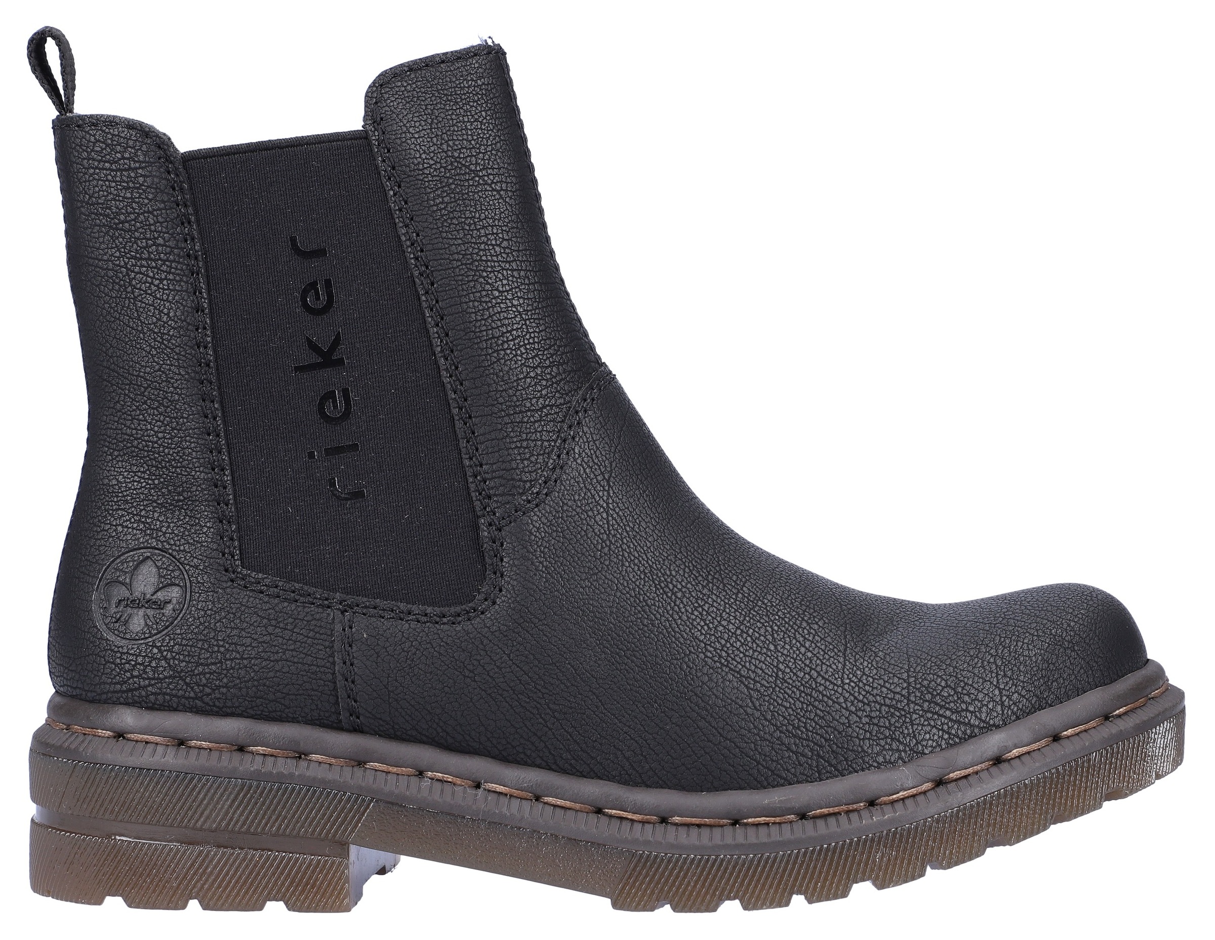 Rieker Chelseaboots, mit Logoschriftzug am Stretcheinsatz