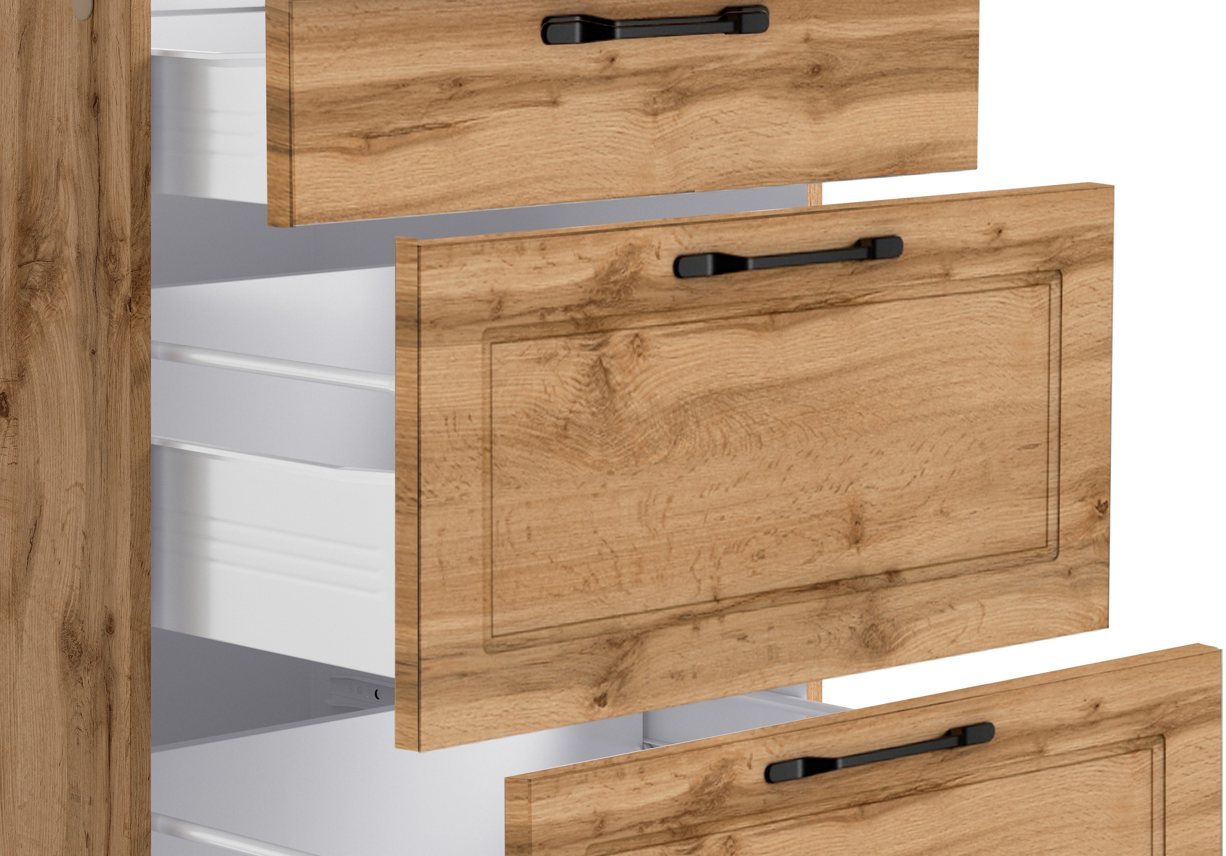 KOCHSTATION Kücheninsel »KS-Lani, Breite 153 cm, mit Flaschenregal«, MDF-Fronten, Arbeitsplatte 38mm stark