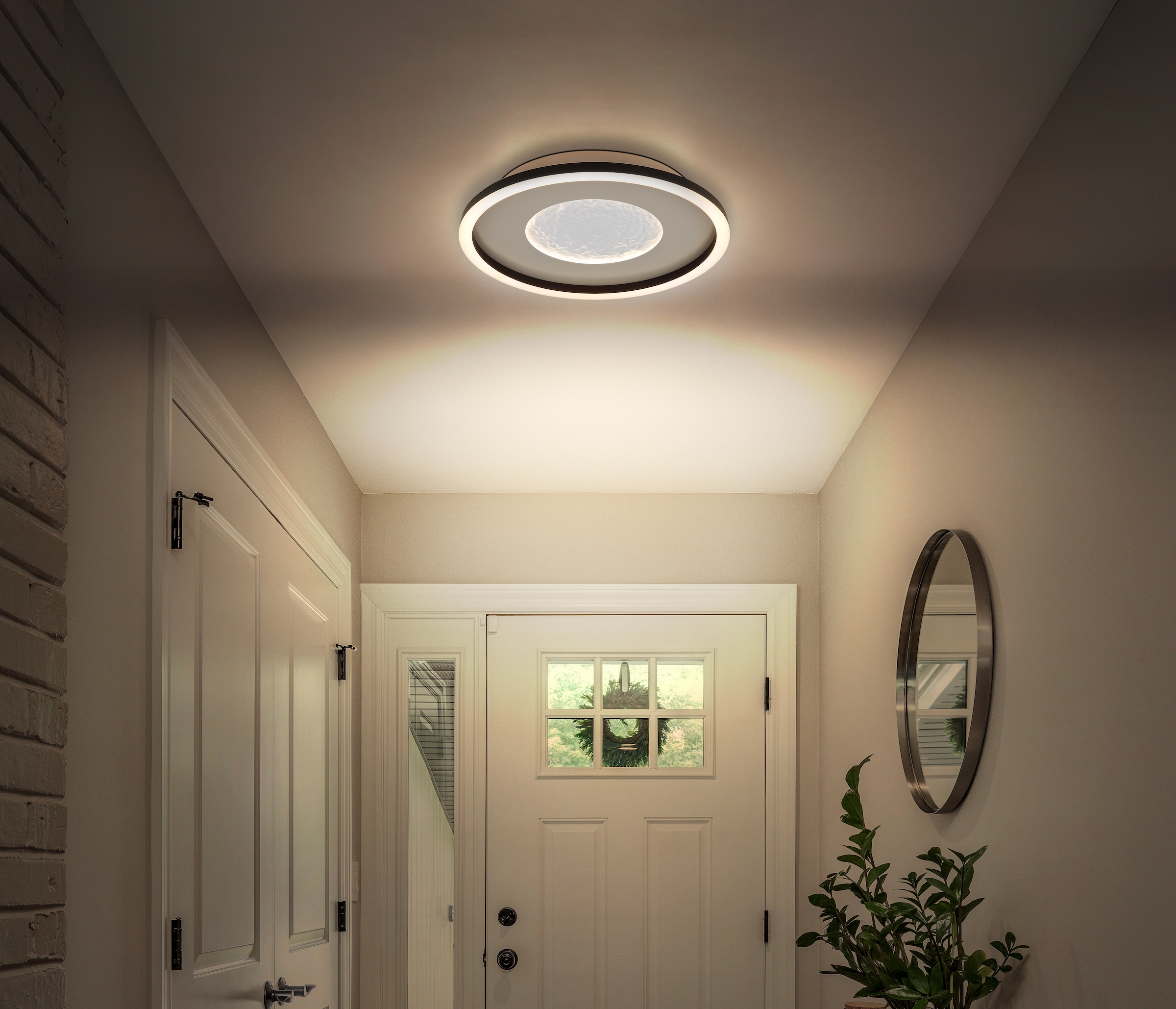 GLOBO LIGHTING LED Deckenleuchte »WILEY«, Leuchtmittel LED-Modul | LED fest integriert, Deckenlampe/rund/Wohnzimmer/Schlafzimmer/modern