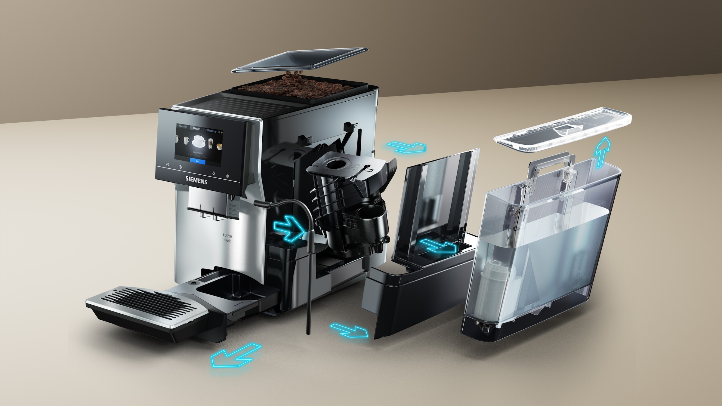 SIEMENS Kaffeevollautomat »TP715D01«