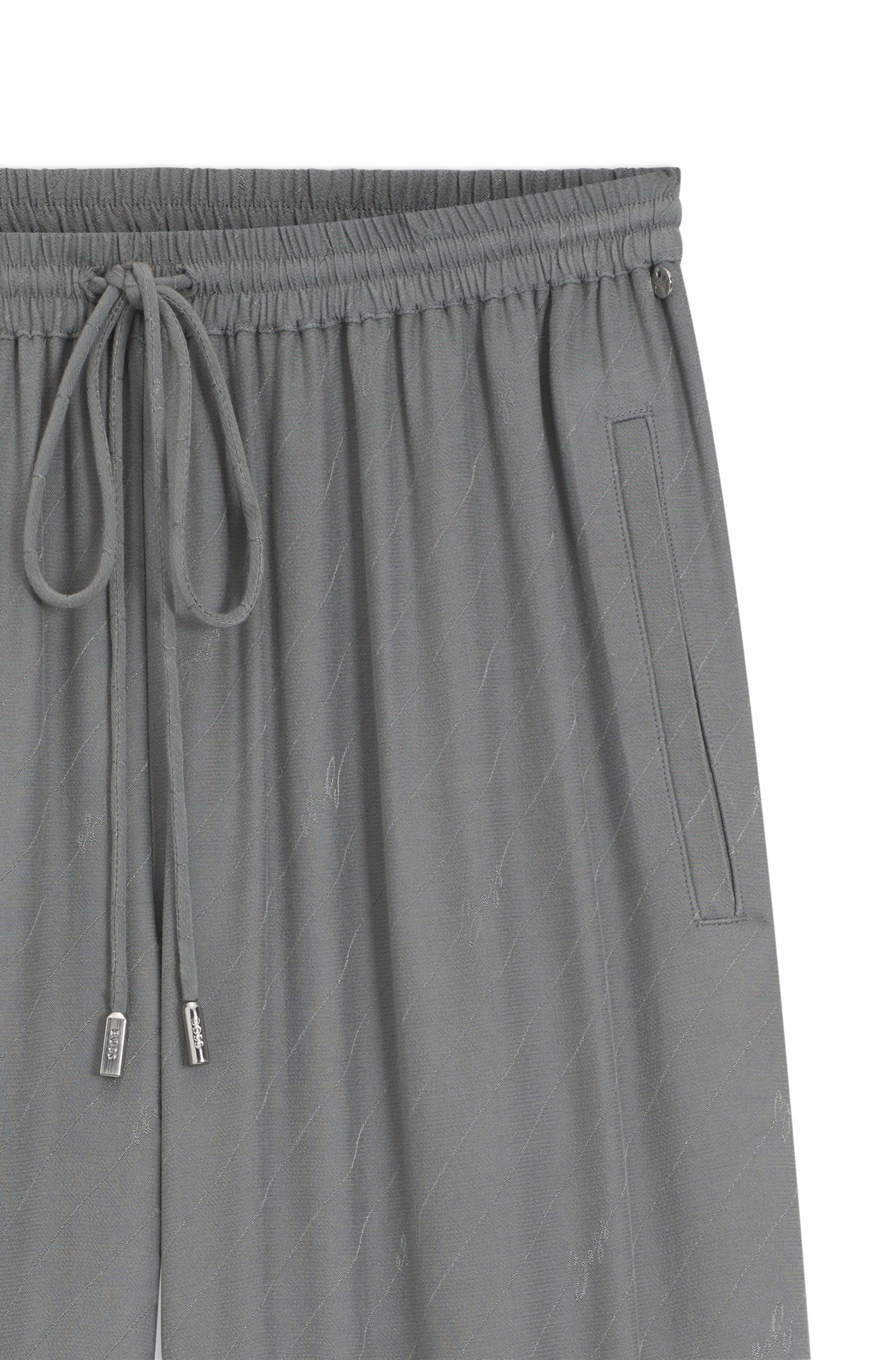 BOSS ORANGE Stoffhose »Tane Premium Damenmode«, mit Logo-Jacquard