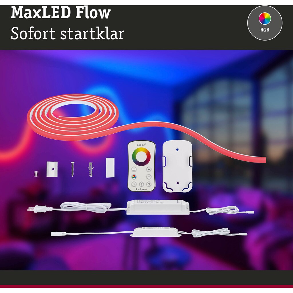 Paulmann LED-Streifen »MaxLED Flow RGB Basic Set 3m«