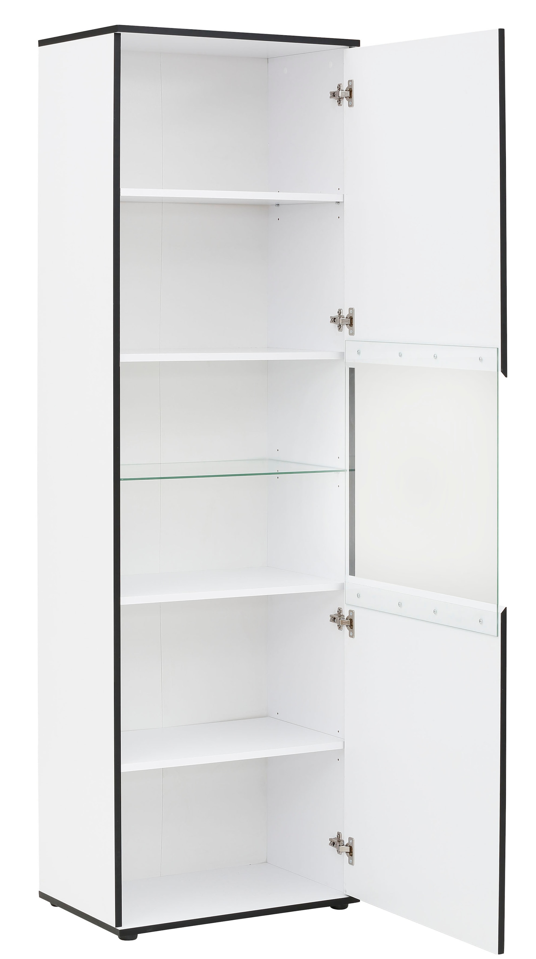 HELA Vitrine »Ariana«, mit angeschrägten Griffmulden, Höhe 195 cm