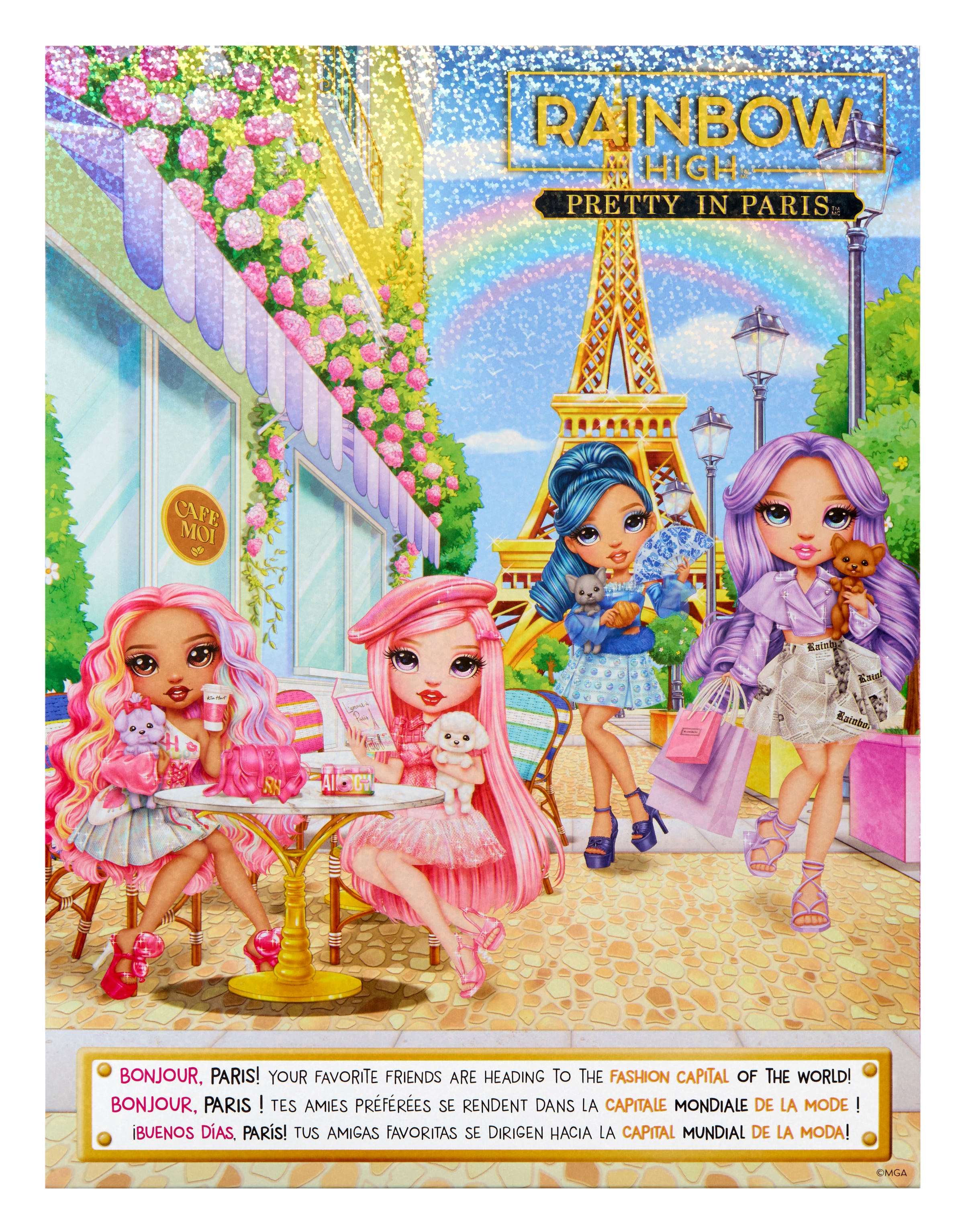 RAINBOW HIGH Anziehpuppe »Rainbow High Pretty in Paris Fashion Doll- Violet«