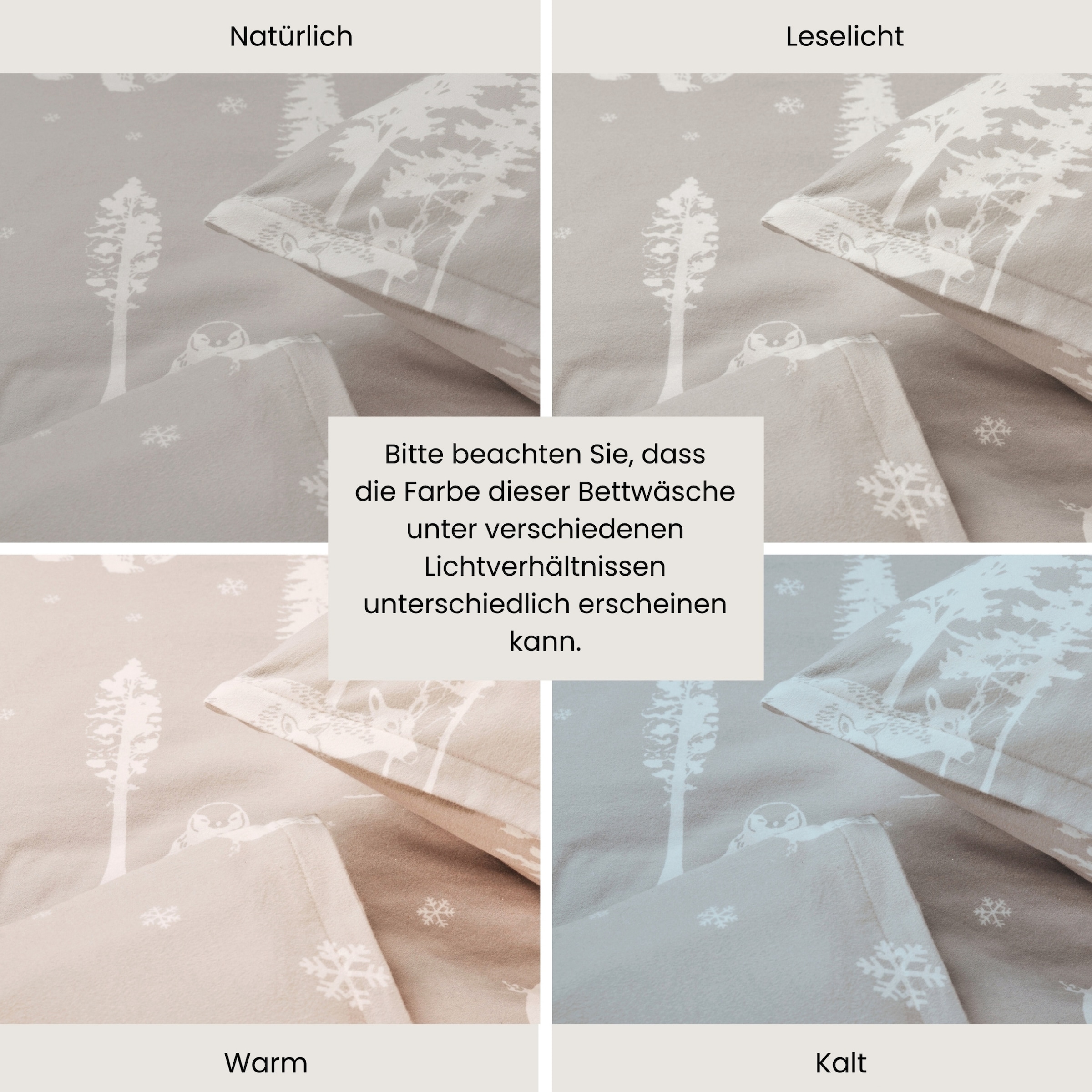 Schiesser Bettwäsche »Nordic aus weichem Baumwollflanell mit nordischem Muster«, Made in Green