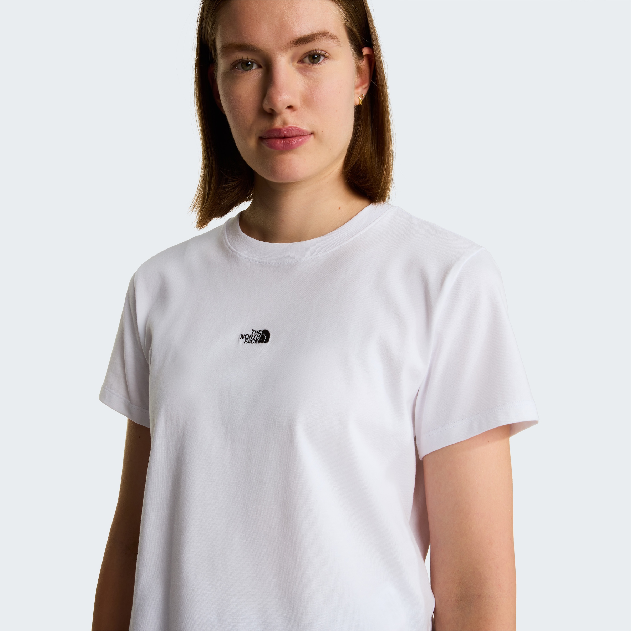 The North Face T-Shirt »W ESSENTIAL REGULAR SHORT SLEEVE CUTIE TEE« Kurzarm, für Sportmode und Outdoormode, Rundhalsausschnitt