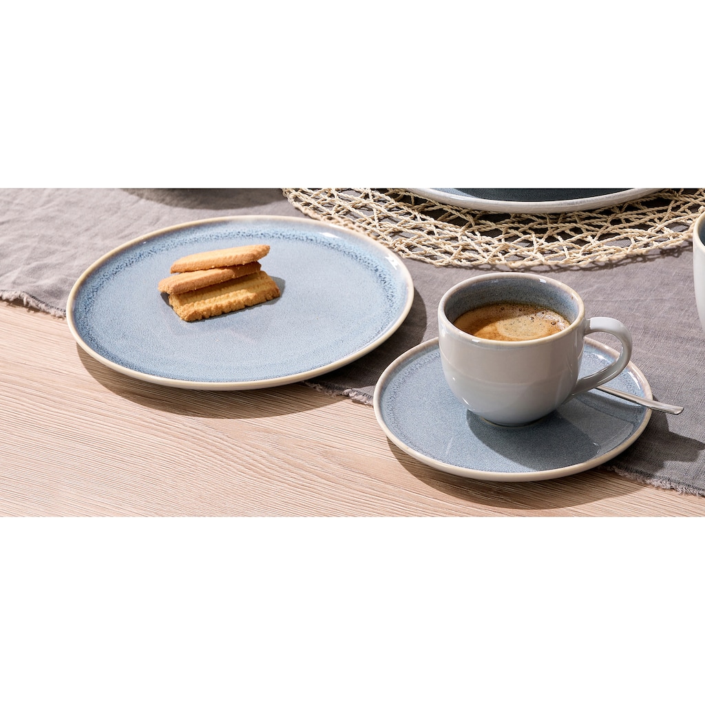 Ritzenhoff & Breker Kaffeeservice »Geschirr-Set, Service Skagen Stone«, (Set, 12 tlg., 4 Kaffeetassen (Ø 8 cm), 4 Untertassen (Ø 16 cm), 4 Teller (Ø 21,5 cm)