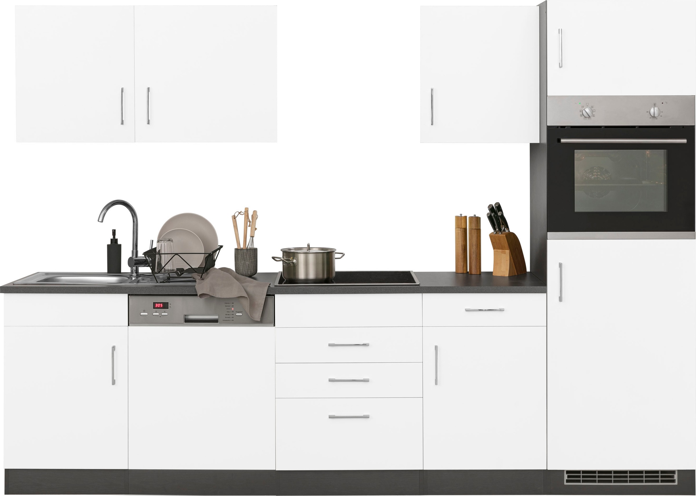 KOCHSTATION Küchenzeile "KS-Paris – Küchen mit einzigartigen Fotomotiven au günstig online kaufen