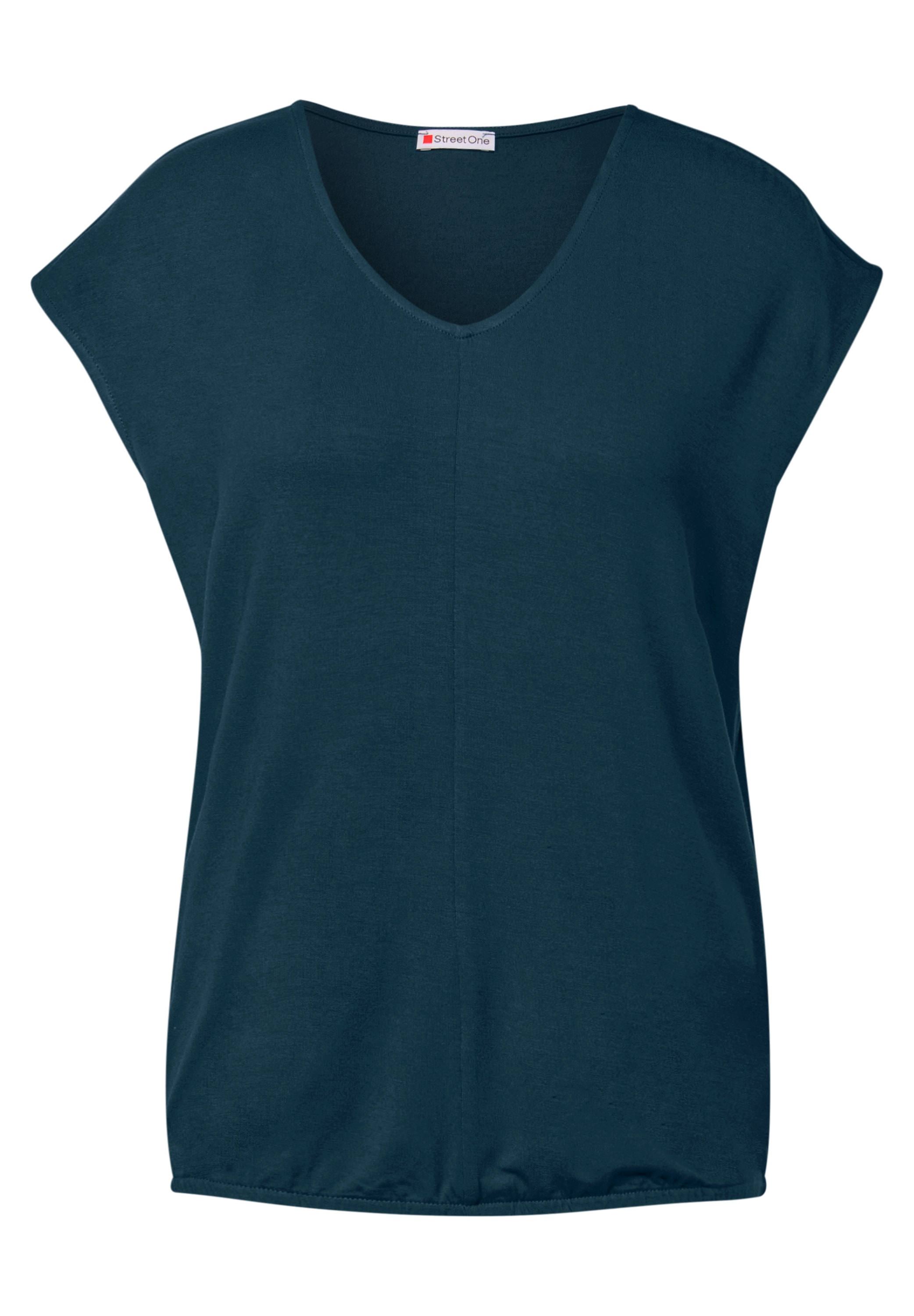 STREET ONE T-Shirt, bestehend aus einem Materialmix