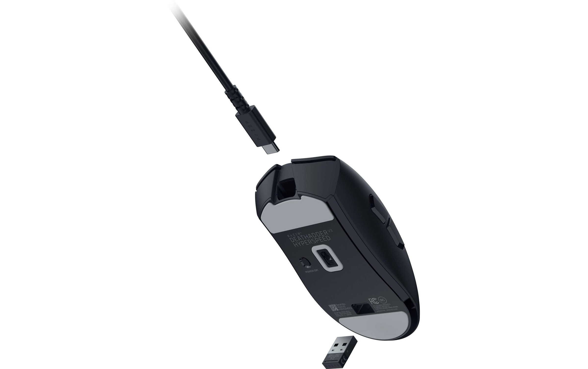 RAZER Gaming-Maus »DeathAdder V3 HyperSpeed« kabelgebunden | kabellos