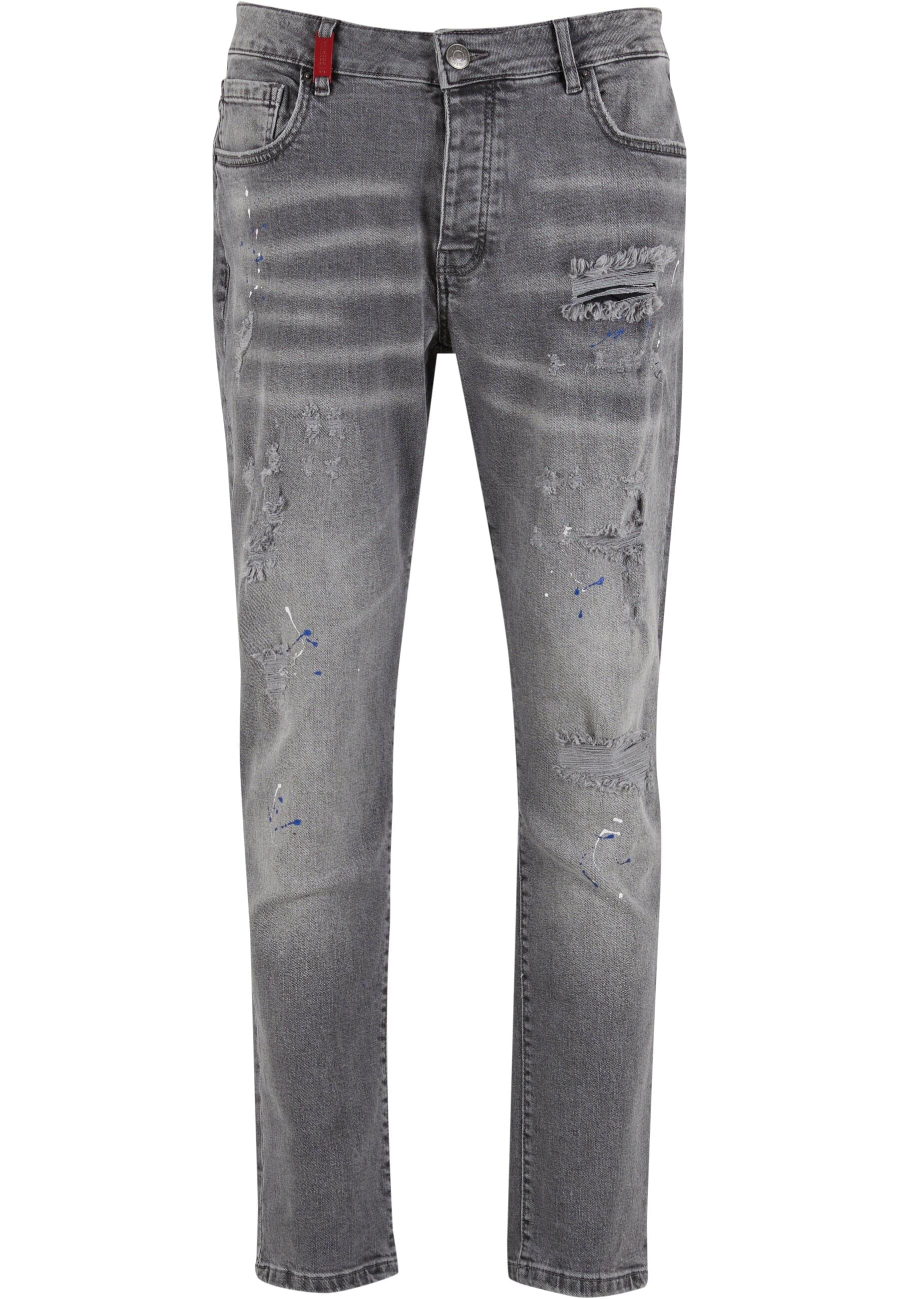 2Y Premium Bequeme Jeans "2Y Premium 2Y LEONARDO RIPPED SLIM FIT JEANS" günstig online kaufen