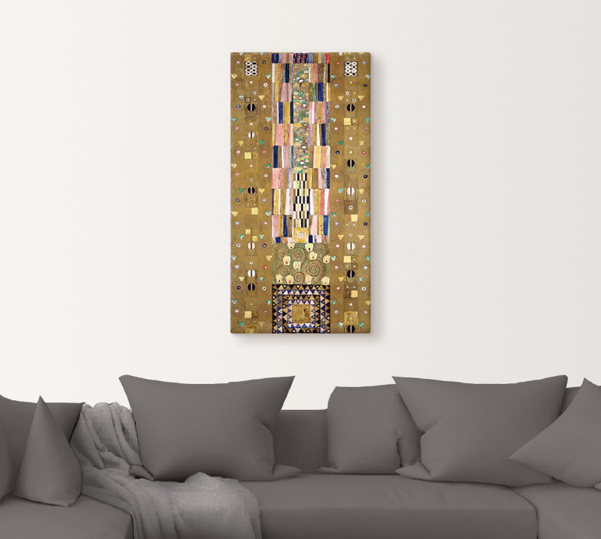 Artland Wandbild »Werkvorlage zum Stocletfries. Schmalwand«, Muster, (1 St.), als Leinwandbild, Poster, Wandaufkleber in verschied. Größen
