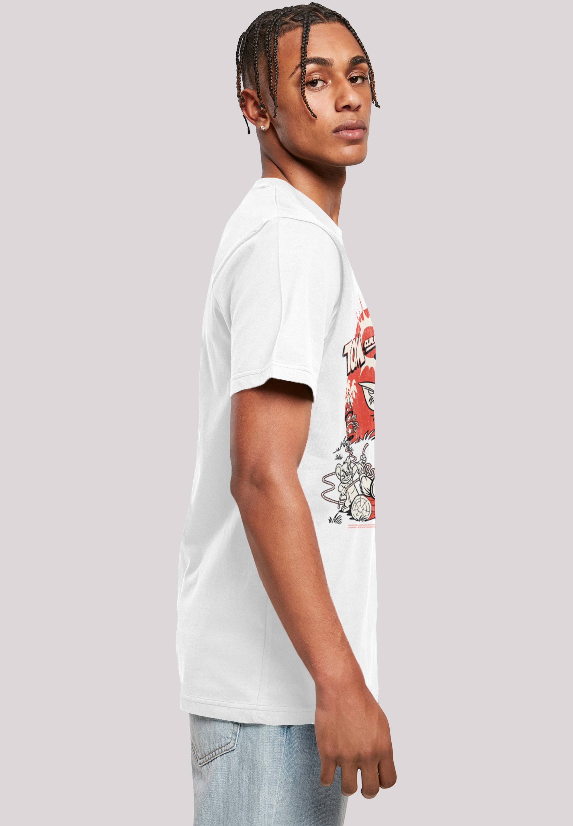 F4NT4STIC T-Shirt »Tom und Jerry Rocket Prank« Herren,Premium Merch,Regular-Fit,Basic,Bedruckt