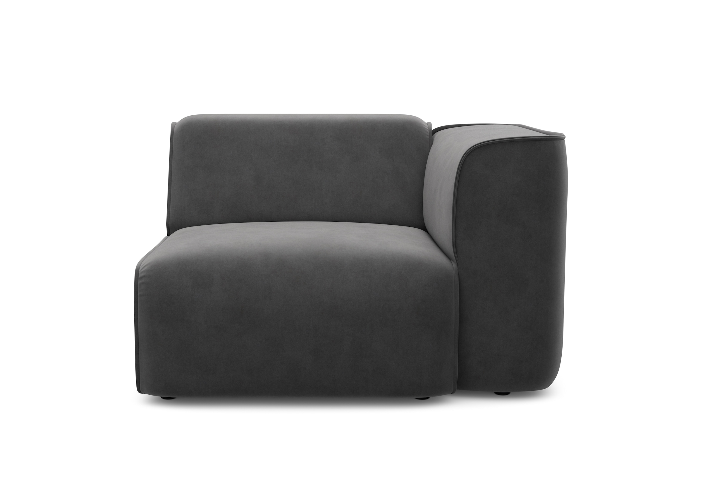 OTTO home Sessel "Sofa-Eckelement, Maße B/T/H: 109/97/46 cm" als Modul oder separat verwendbar, für individuelle Zusammenstellung