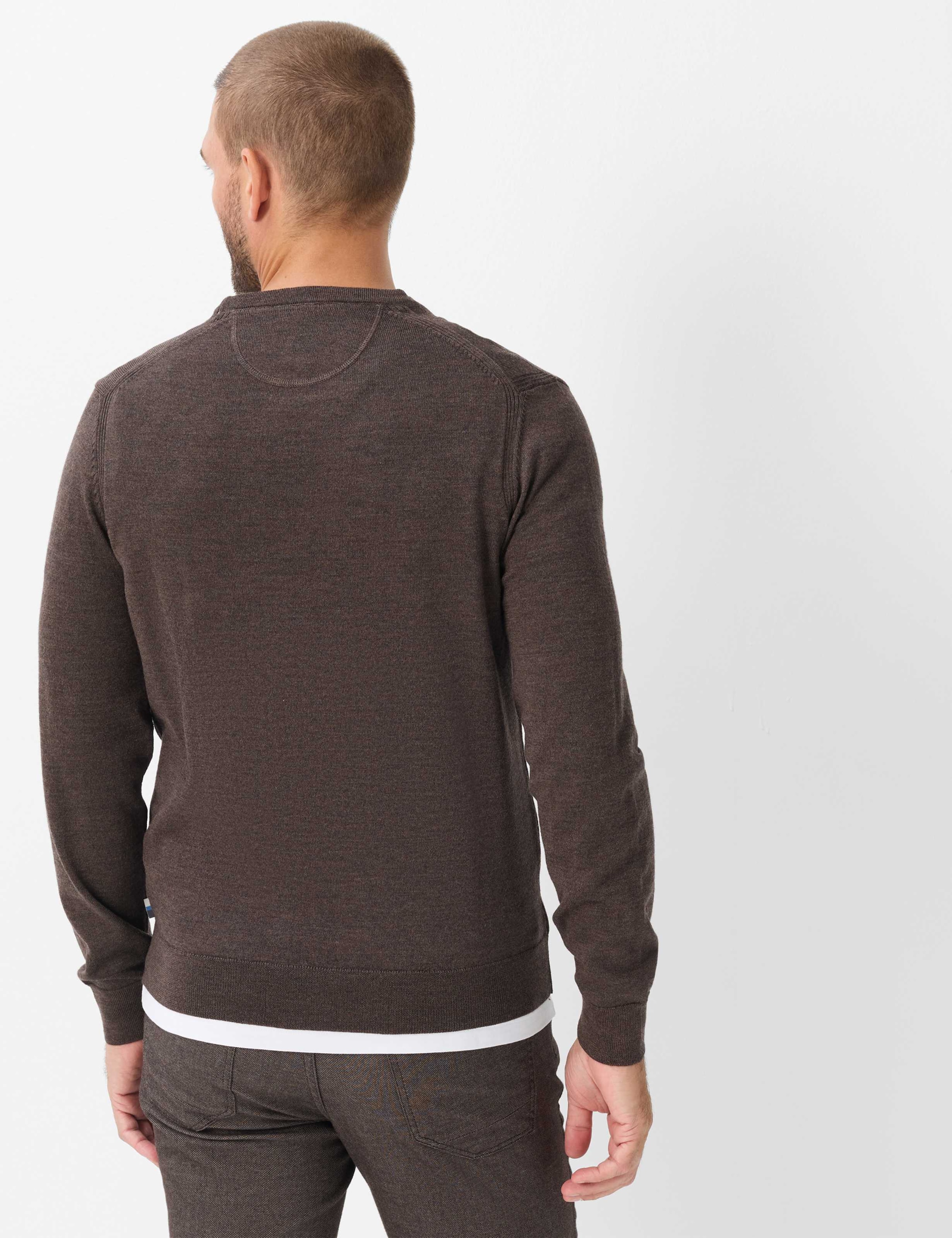 Brax Rundhalspullover »Style RICK« Merino: Pullover aus reiner Wolle