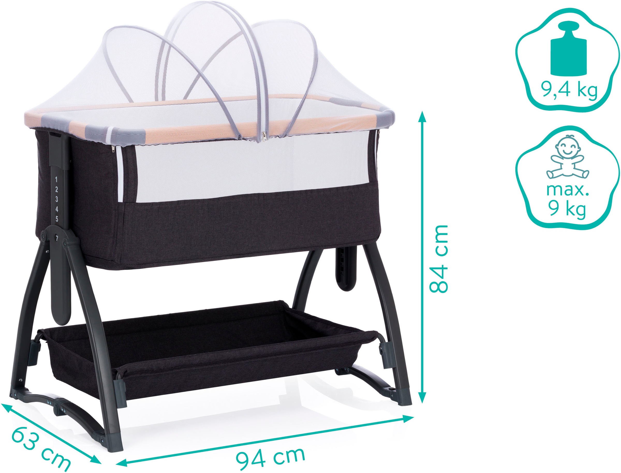 Fillikid Beistellbett »Scandic«