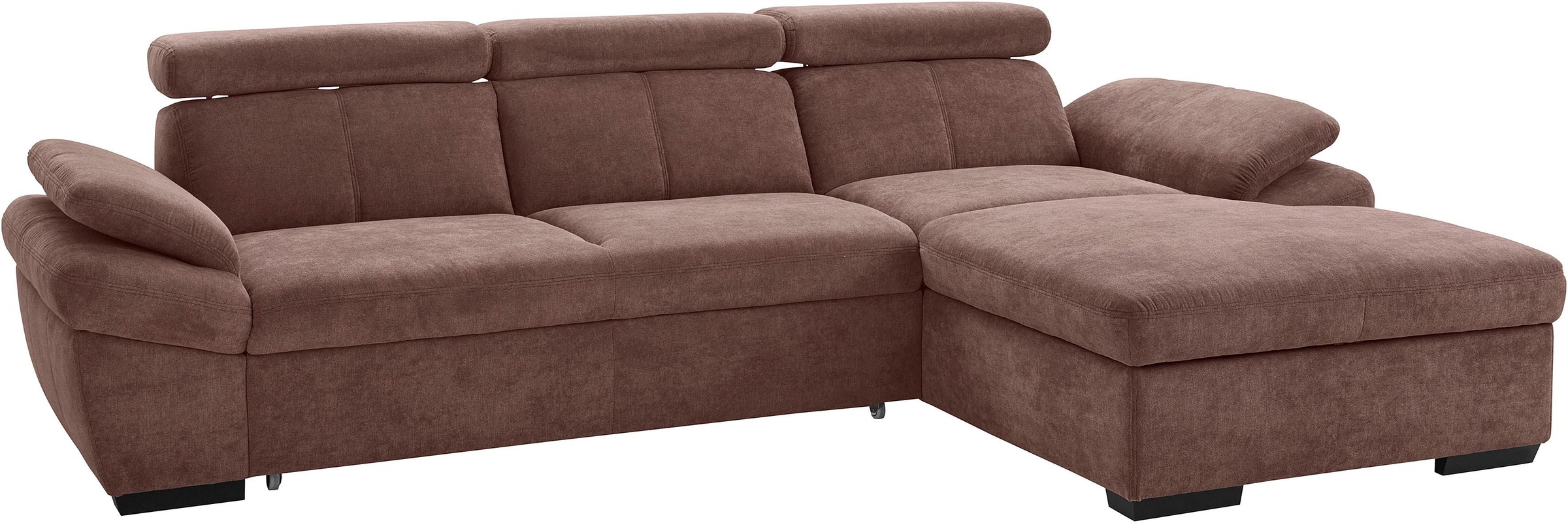 exxpo - sofa fashion Ecksofa "Salerno, inkl. Kopf- und Armteilverstellung, günstig online kaufen