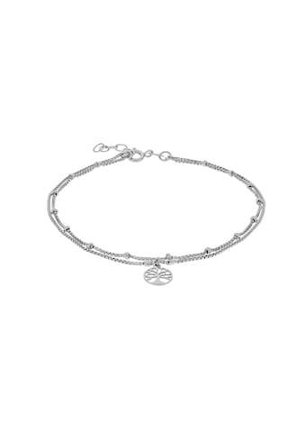 Vivance Fußkette »925/- Sterling Silber rhodin...