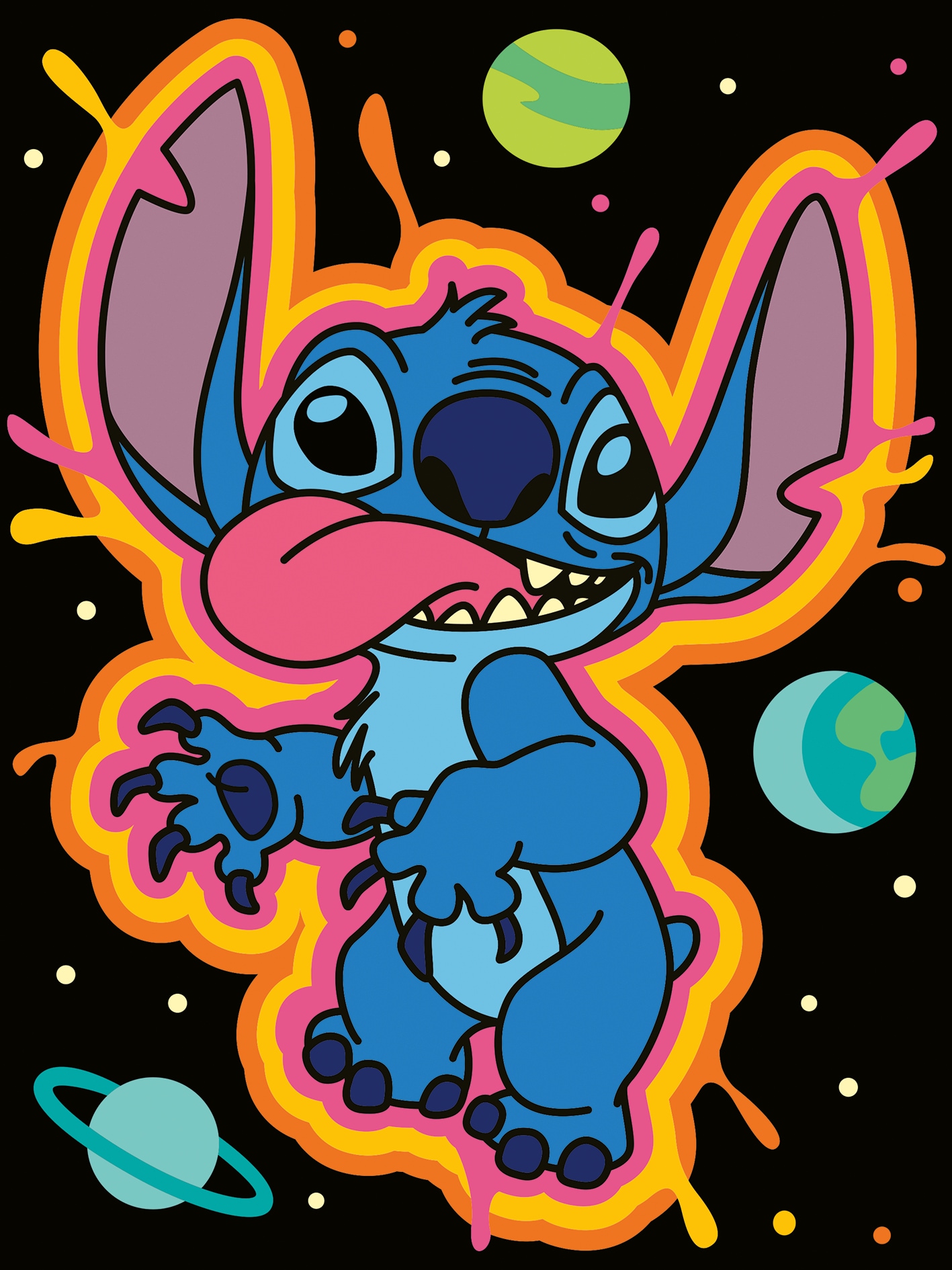 Ravensburger Malen nach Zahlen »CreArt, Adults Trend, Disney Stitch: Verloren im All« Made in Europe