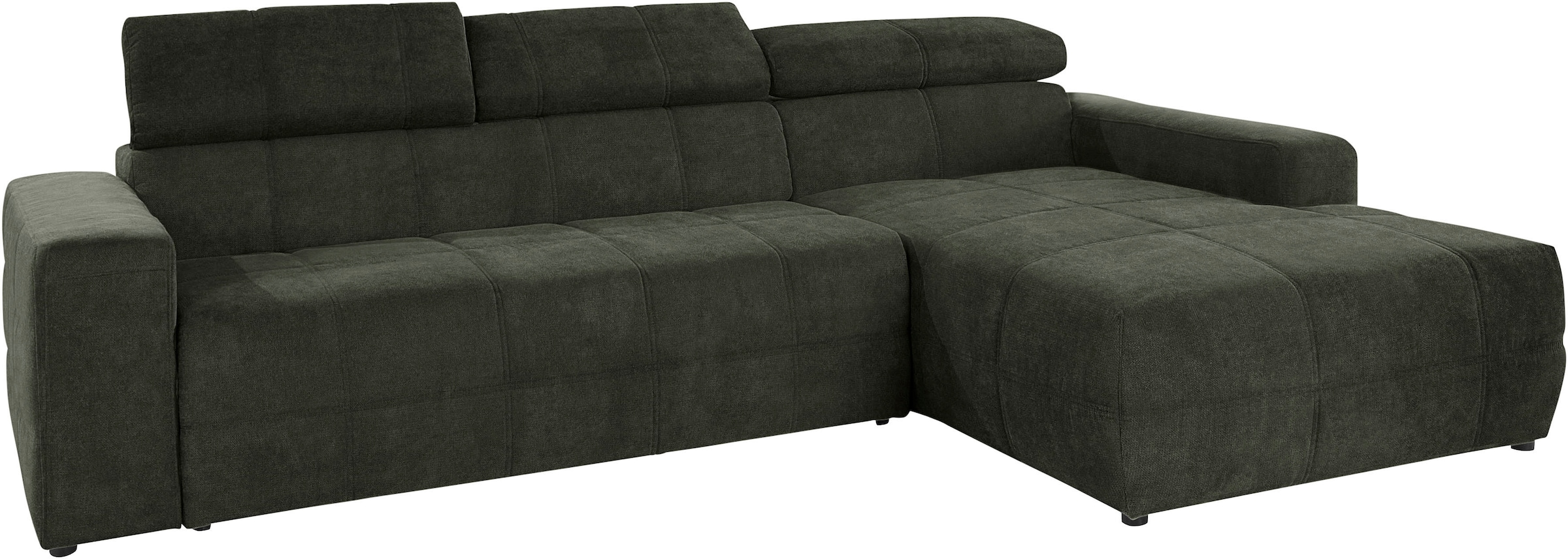 DOMO collection Ecksofa "Brandon B/T/H: 289/177/80 cm, whlw. mit Sitztiefen günstig online kaufen