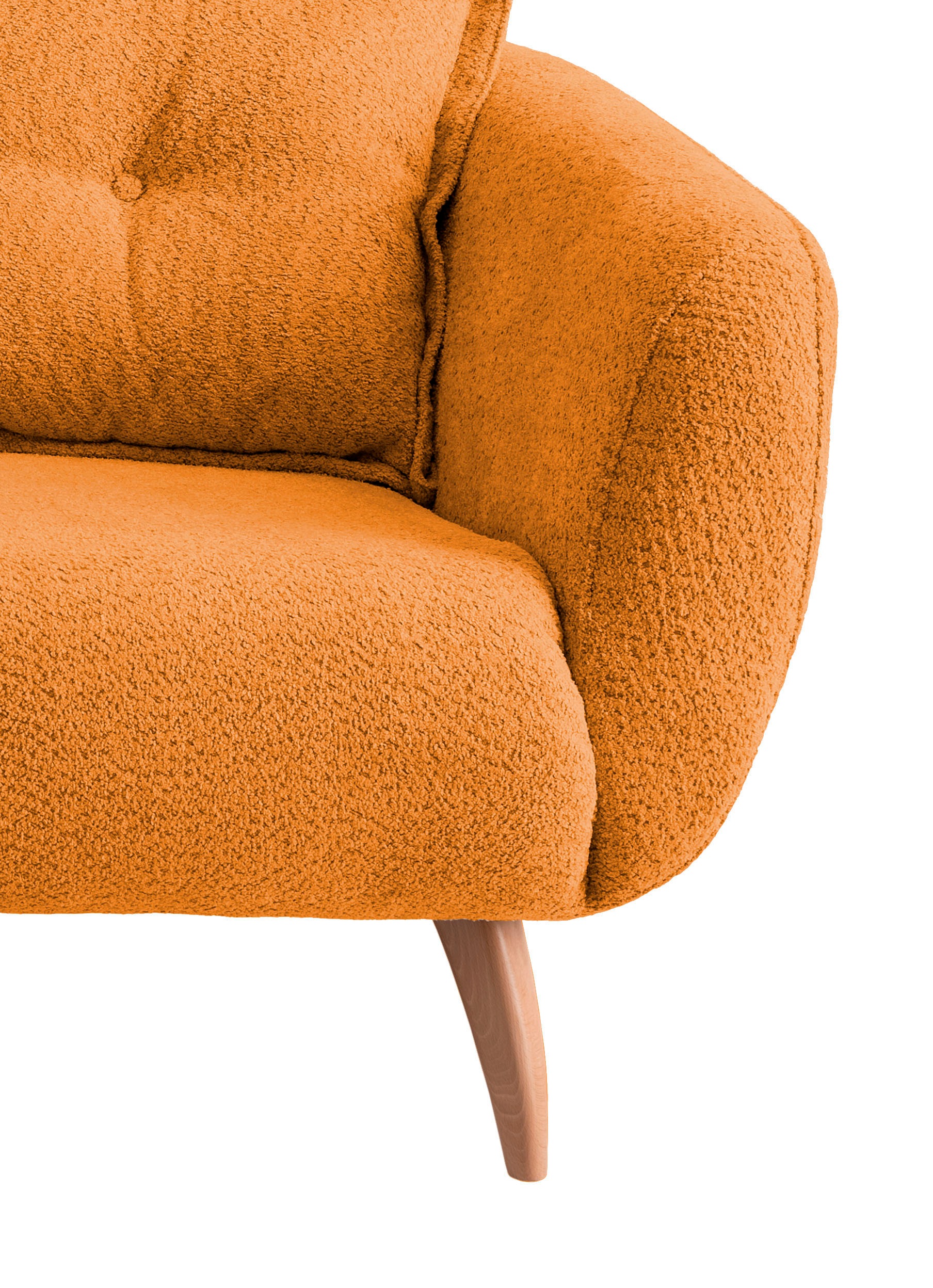 Home affaire 3-Sitzer »Baggio modern und romantisches Design, bequem«, Zierkissen inklusive
