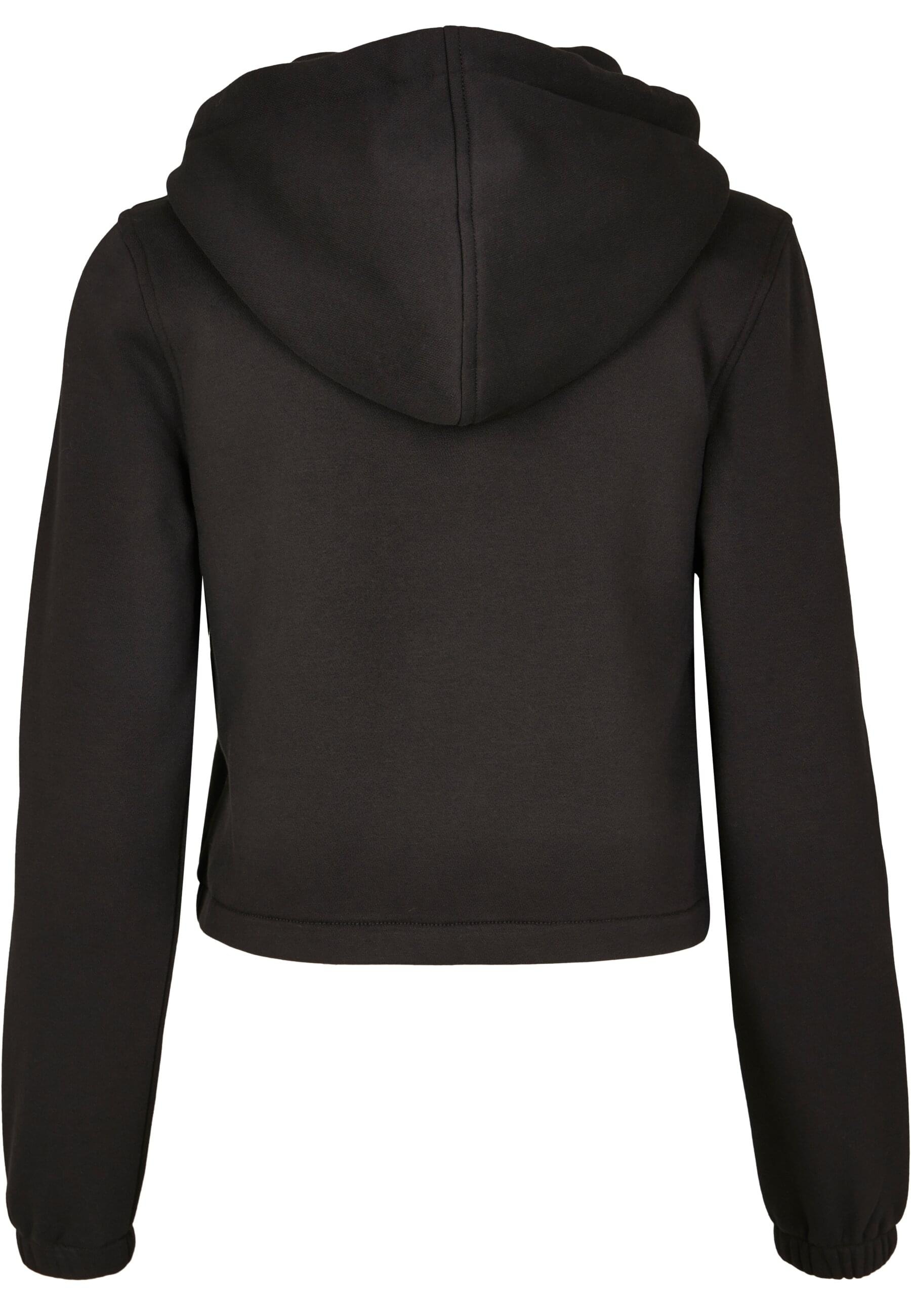 URBAN CLASSICS Rundhalspullover »Urban Classics Damen Ladies Contrast Drawstring Hoody«, (1 tlg.)