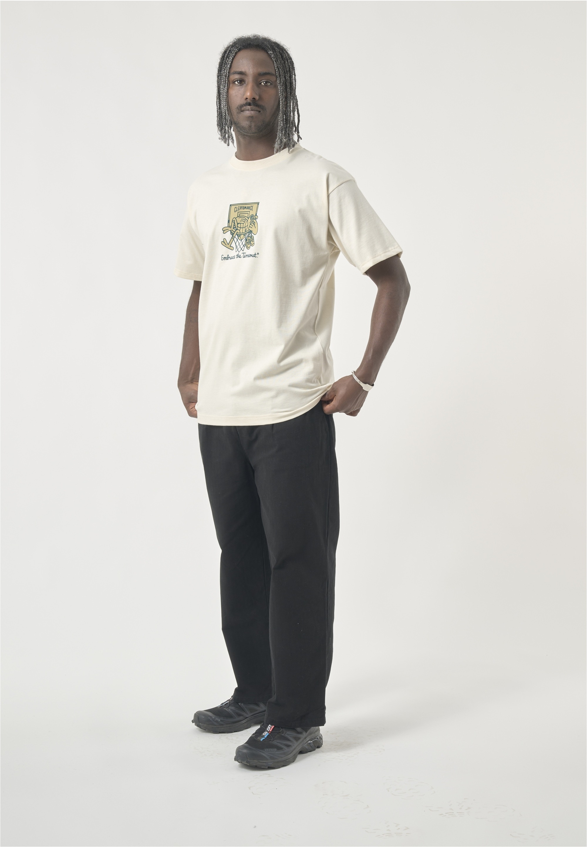 Cleptomanicx T-Shirt »Classic Tee Embrace Basket«, in locker geschnittener Form