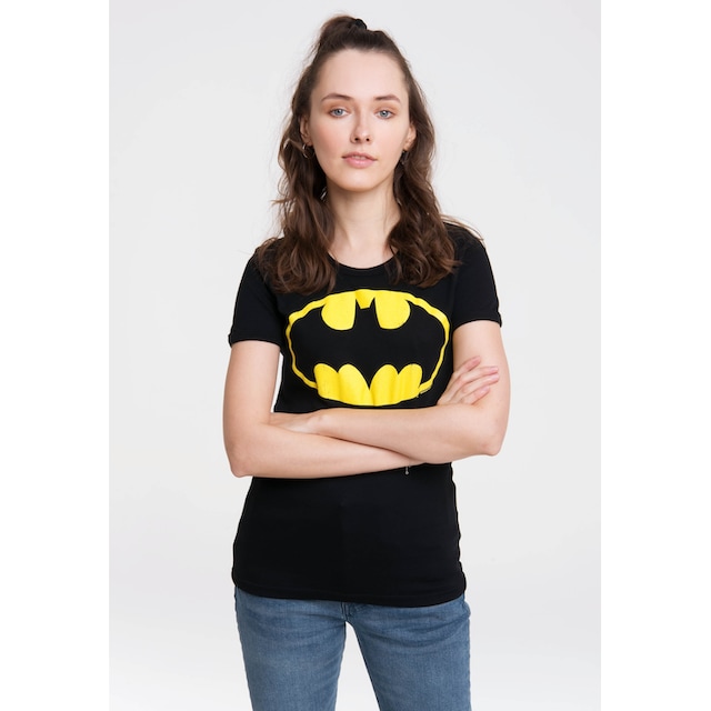 LOGOSHIRT T-Shirt »Batman-Logo«, mit lizenziertem Originaldesign für kaufen  | BAUR