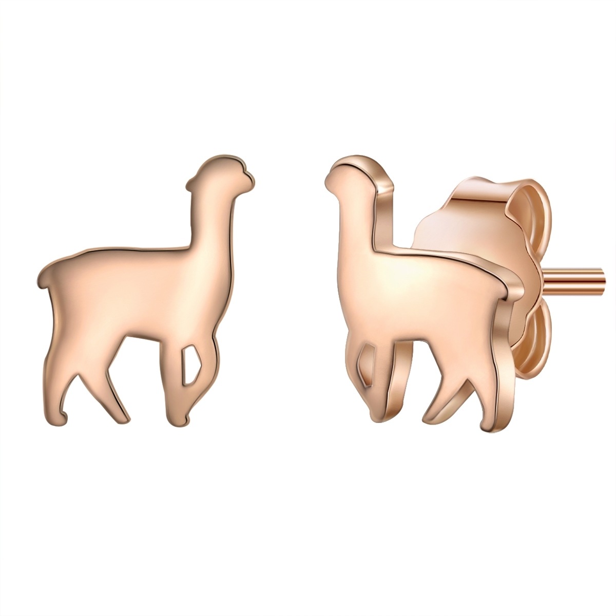 Paar Ohrstecker GLANZSTÜCKE MÜNCHEN "Set: GSM163", rosa (roségold), Ohrringe, Damen, 6, Silber 925 (Sterlingsilber), in Alpaka Optik