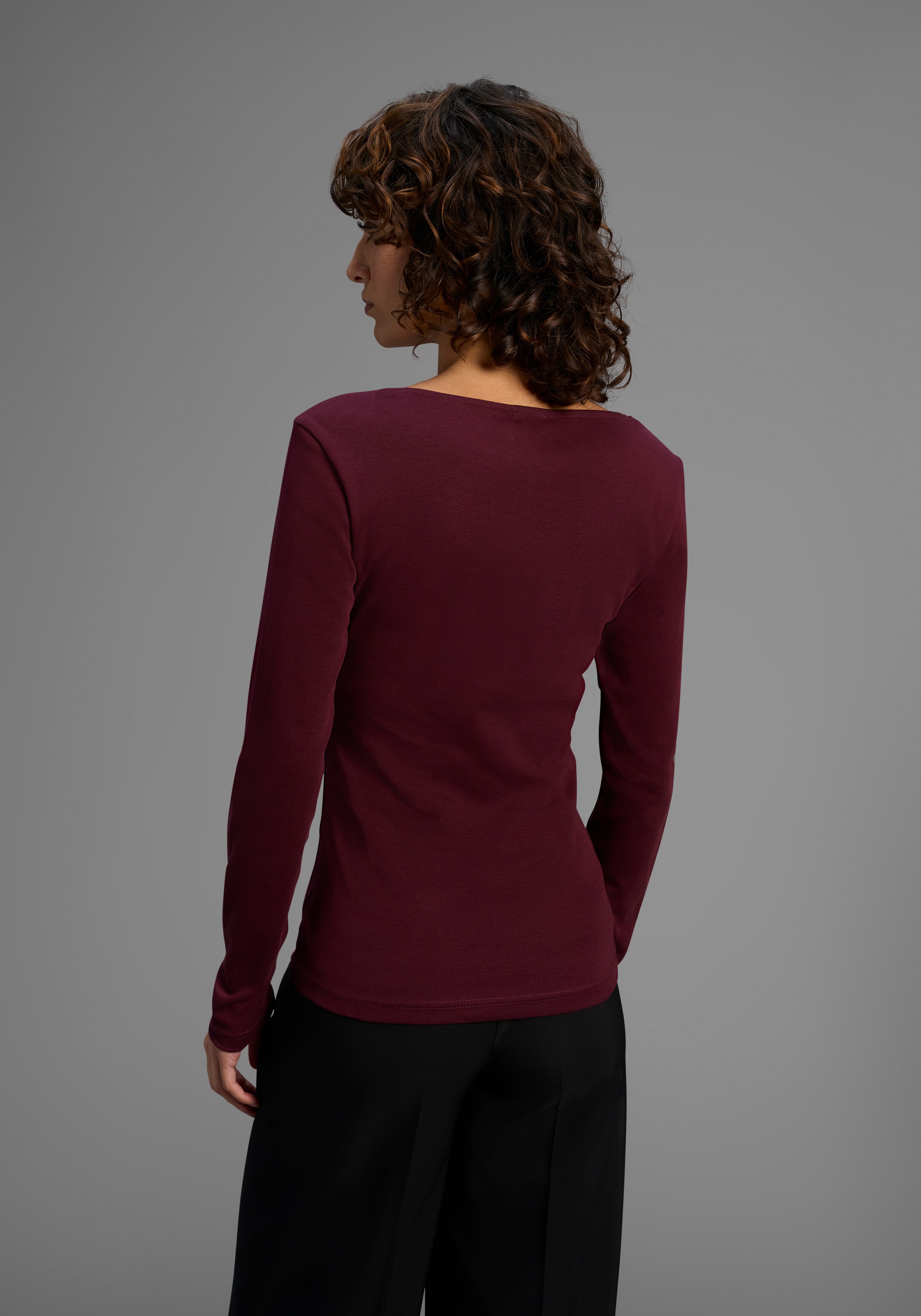 Thumbnail - Laura Scott Longsleeve, 2 Stk. mit toller Spitzenkante - NEUE KOLLEKTION