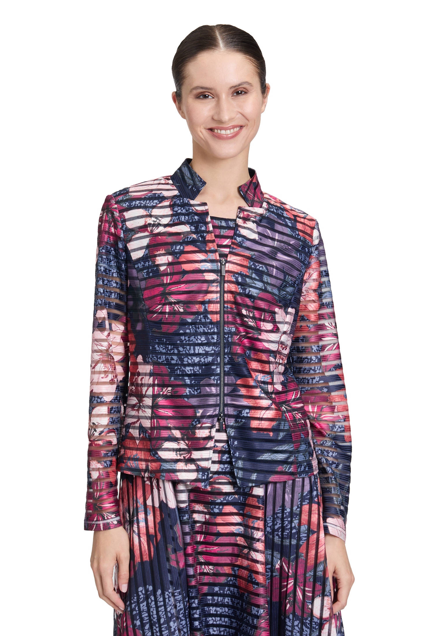Vera Mont Jackenblazer "Vera Mont Damen Blazer-Jacke mit Print" günstig online kaufen