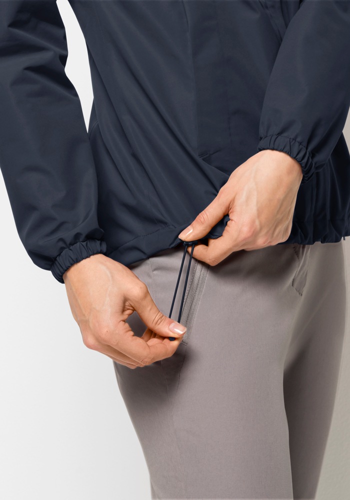 Jack Wolfskin Outdoorjacke »STORMY POINT 2L JKT W«, mit Kapuze