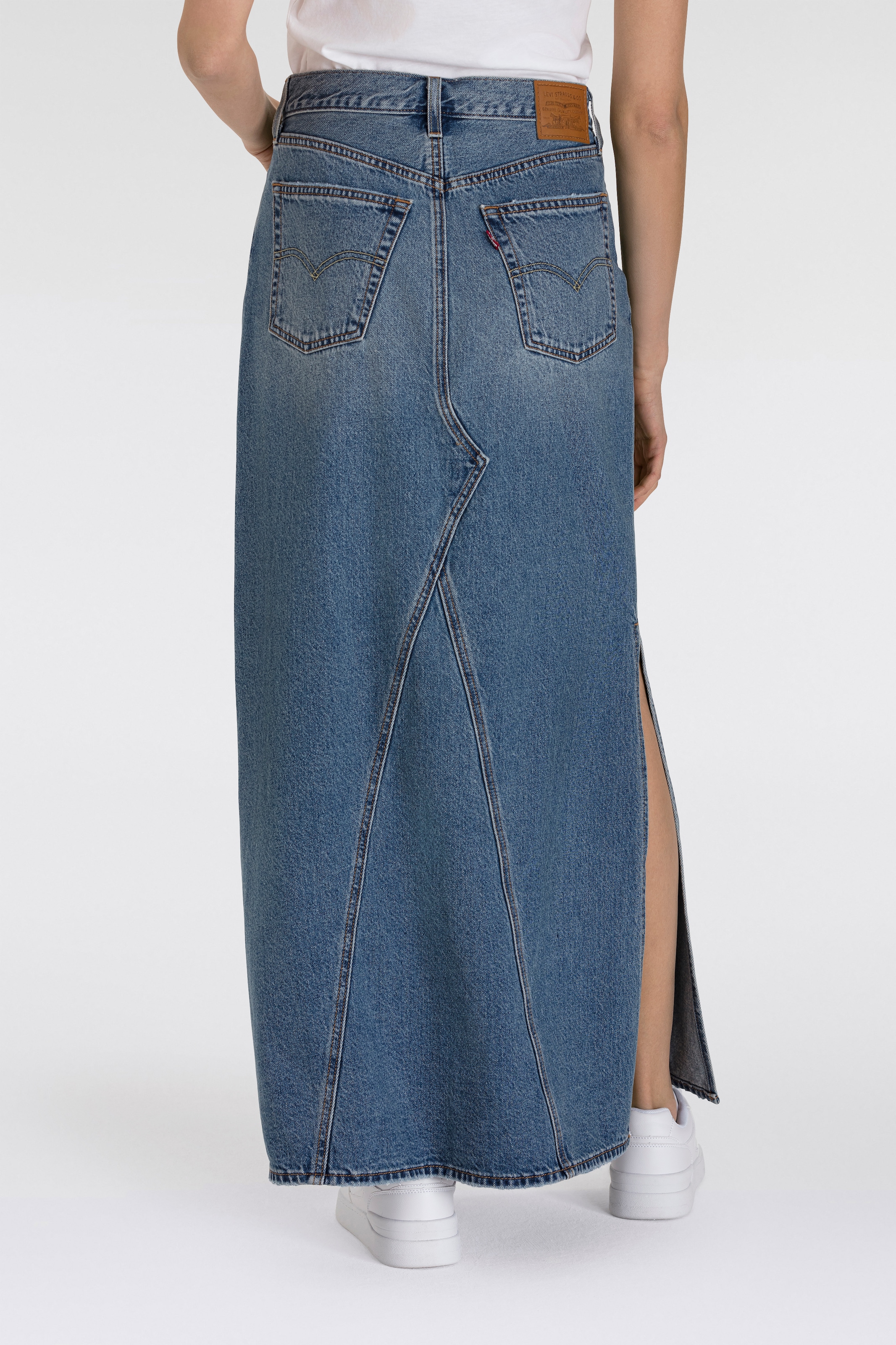 Levi's® Jeansrock »ICONIC LONG SKIRT«, im Five-Pocket Style