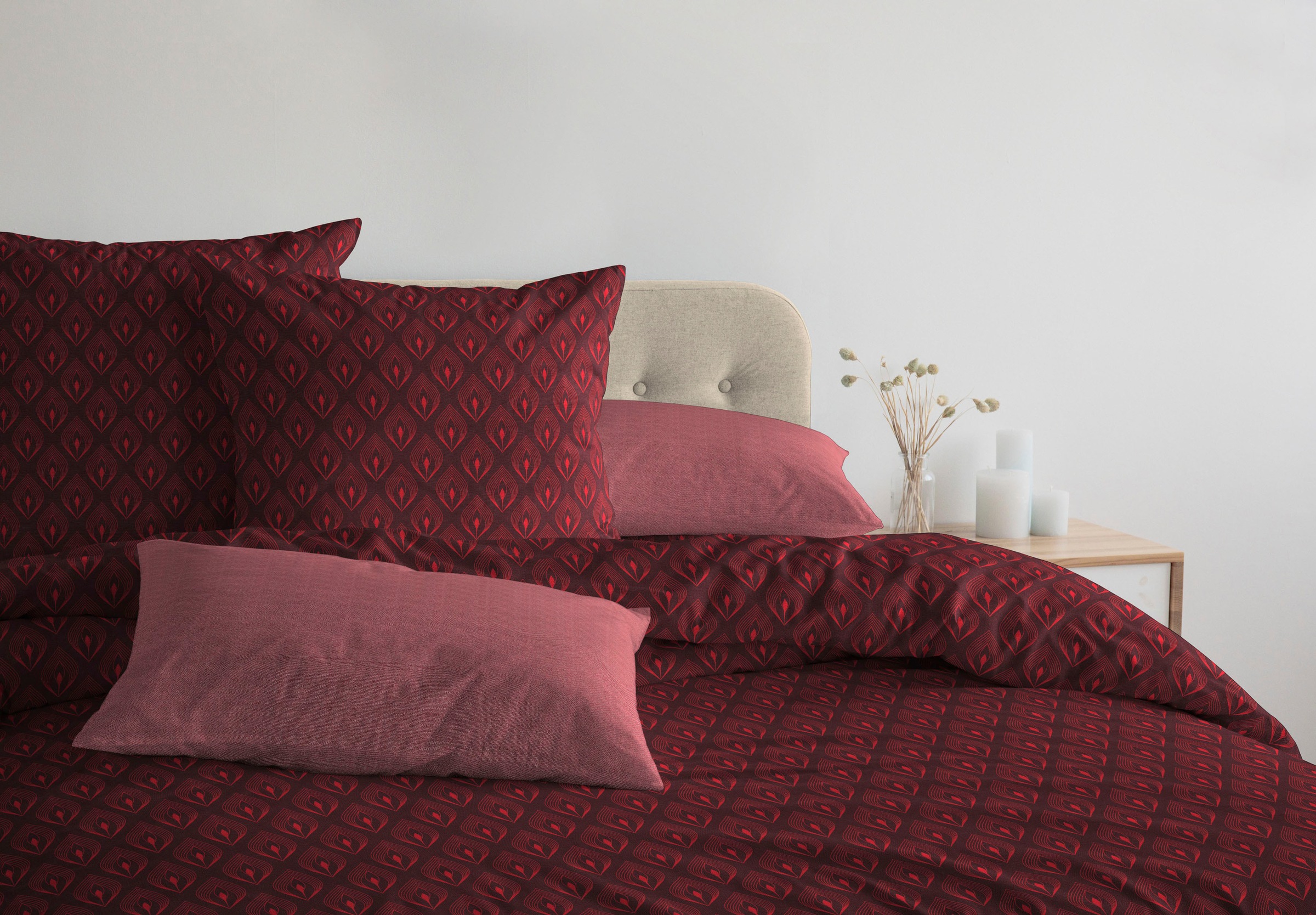 Adam Bettwäsche "Feathers" 2 Stk. aus 100 % Bio-Baumwolle, 2 teilig - Bettw günstig online kaufen