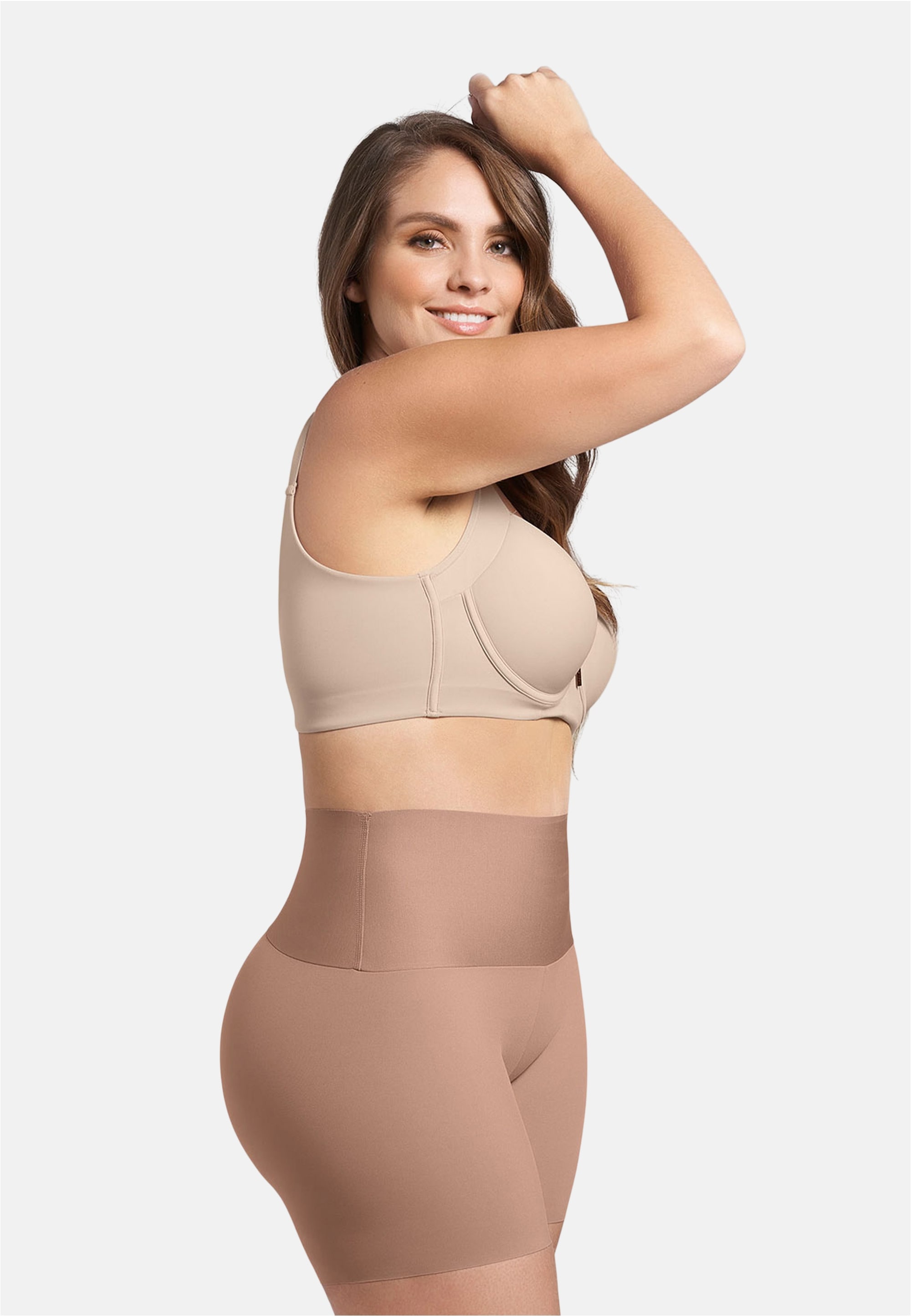 LEONISA Miederhose, mit breitem, rutschfestem Bund