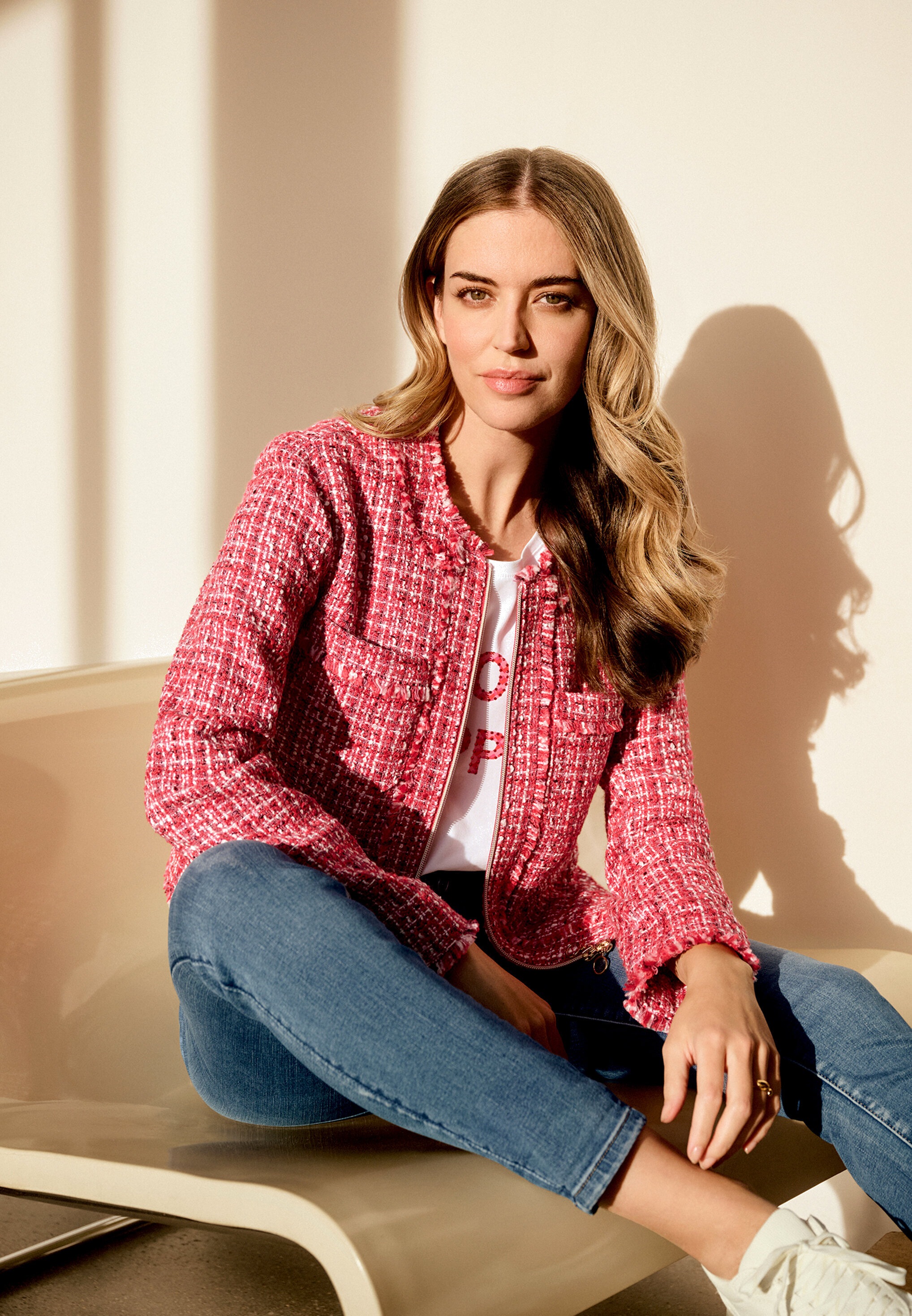 Betty Barclay Jackenblazer »Damen mit Fransen« Material