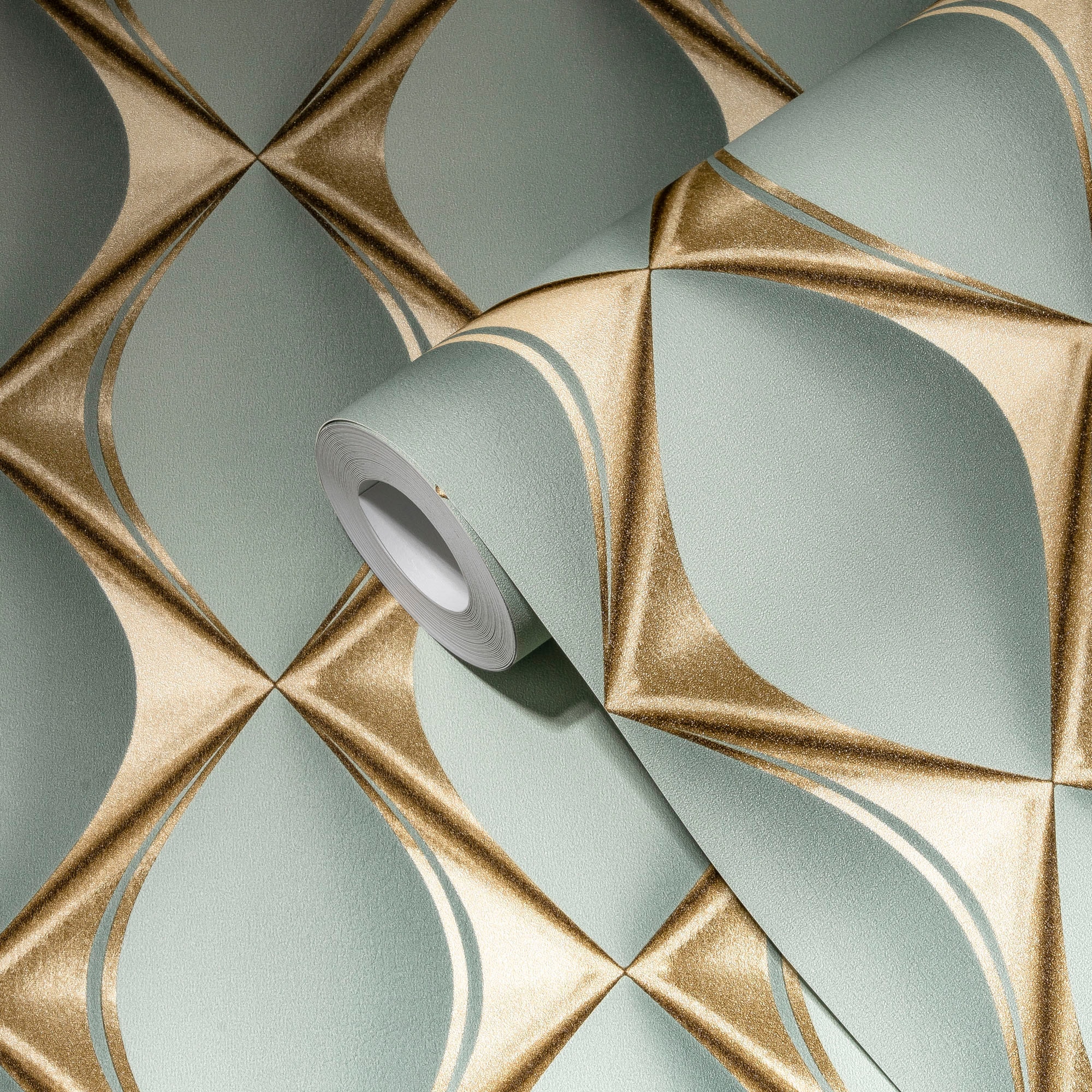 »My 3D 3D-Optik-metallic, Home Raten Design walls Spa«, My Effekt auf Tapete living | BAUR Vliestapete