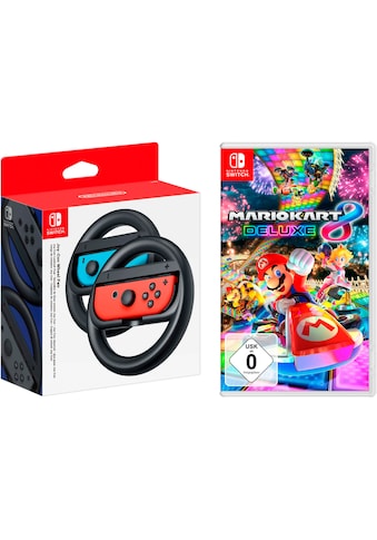 Nintendo Switch Spielesoftware »Mario Kart 8 Deluxe + JoyCon Lenkrad«