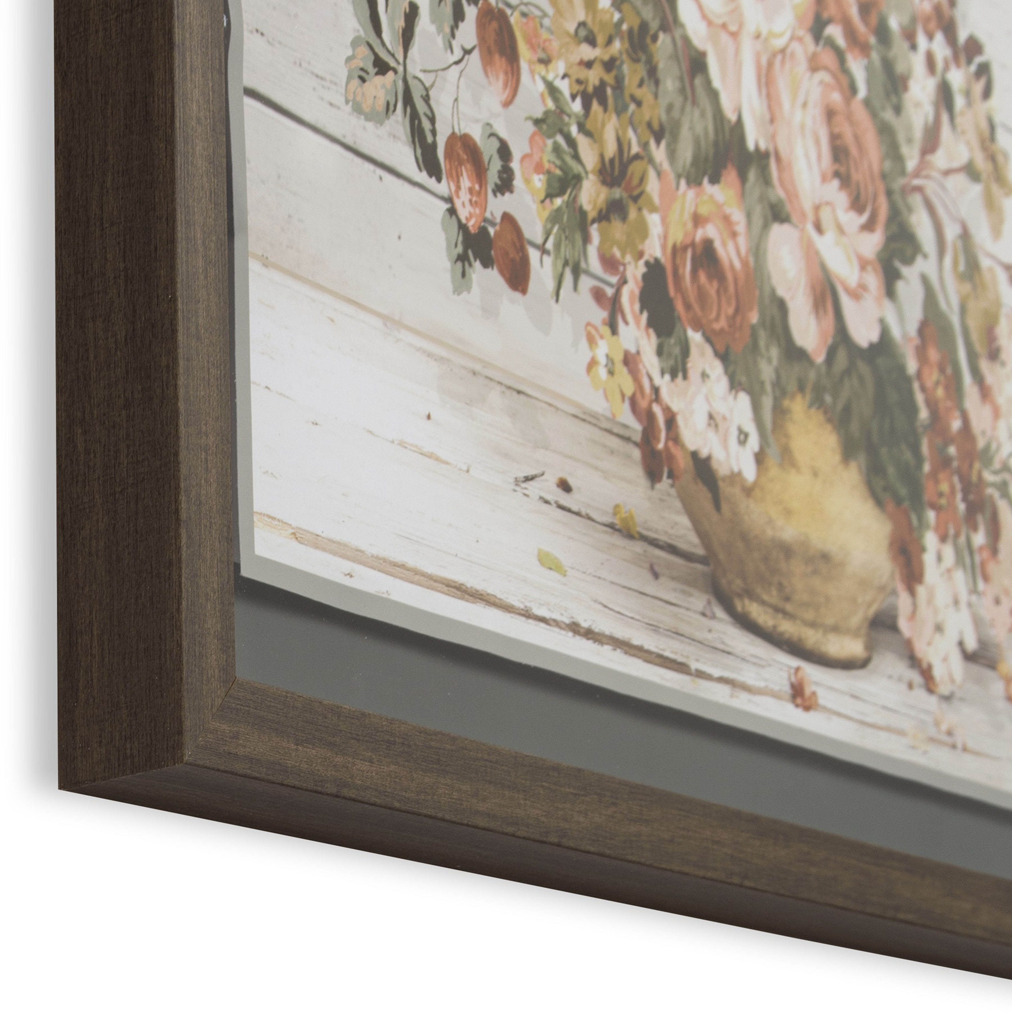 Thumbnail - LAURA ASHLEY Bild mit Rahmen "Rosemore" Blumen Romantisch 1 Stk. tlg. Bild Rosemore 50x70 cm