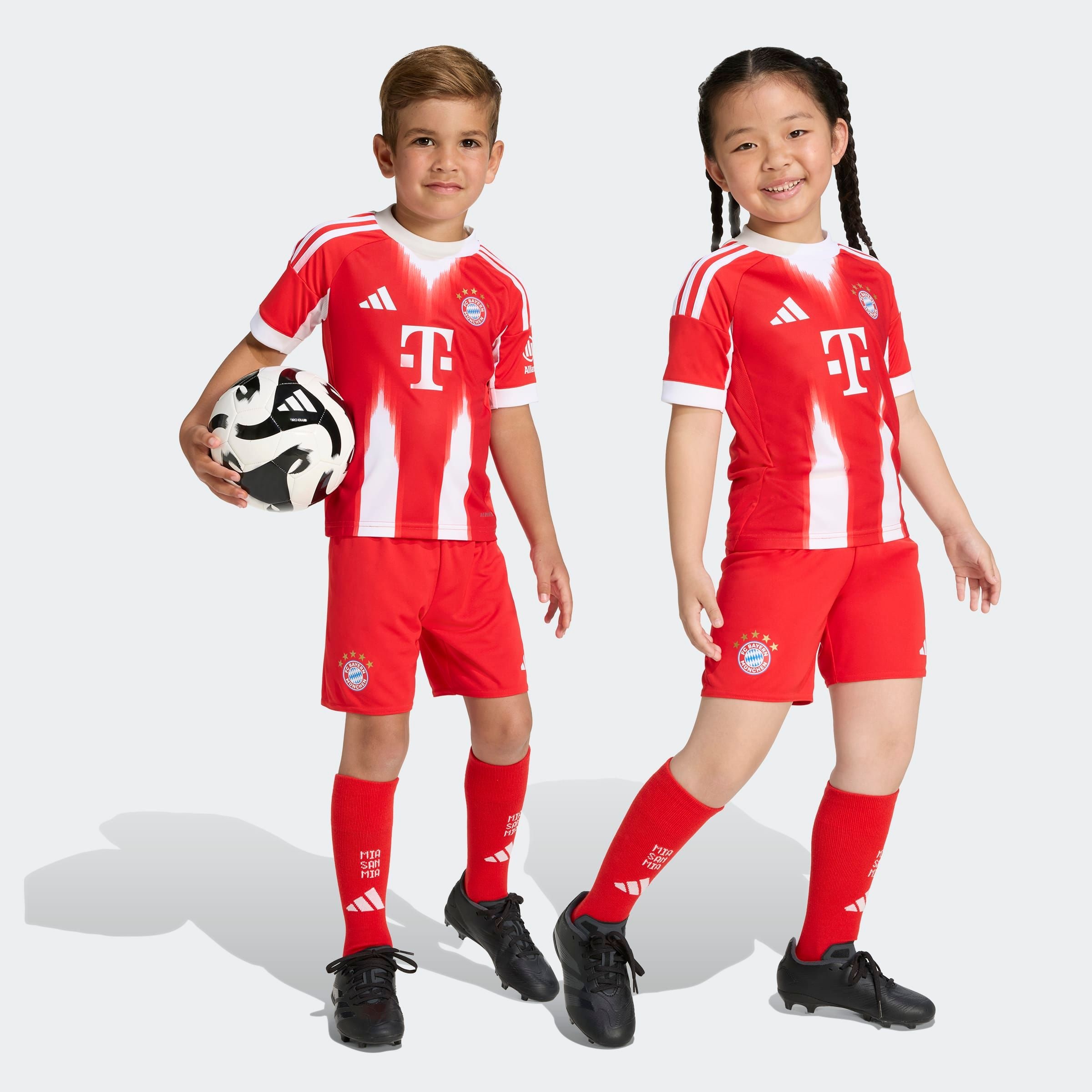 adidas Performance Trainingsanzug "FC BAYERN MÜNCHEN 25/26 KIDS MINI-HEIMAUSRÜSTUNG" 2 Stk.