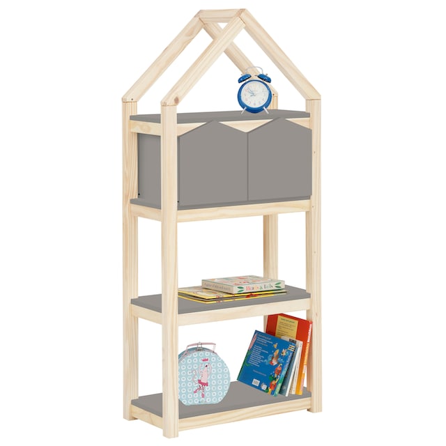 Lüttenhütt Kinderregal »Meentje«, Bücherregal,2 Boxen, Einlegeböden und  Boxen aus MDF, Breite 59,5 cm | BAUR