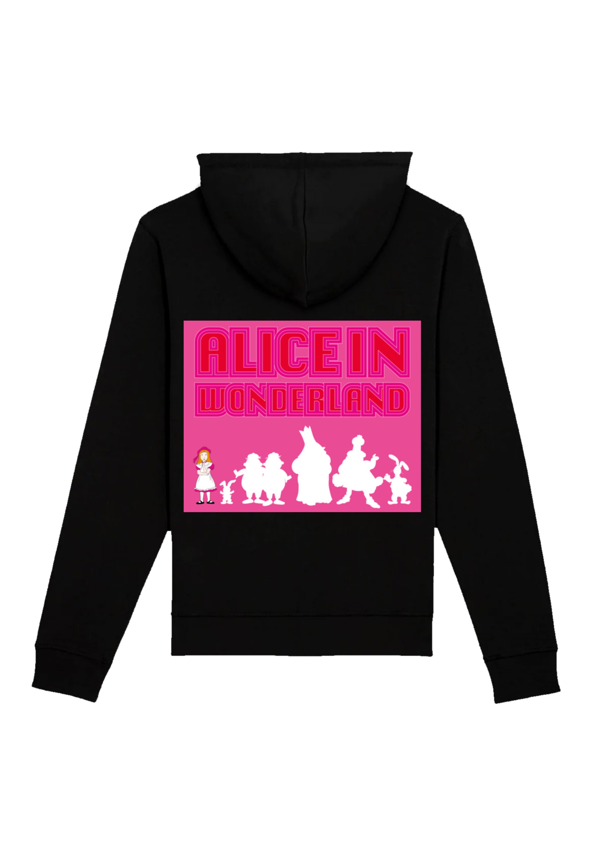 F4NT4STIC Kapuzenpullover »Alice im Wunderland Hut LOGO«, Premium Qualität, Zeichentrick, TV Serie