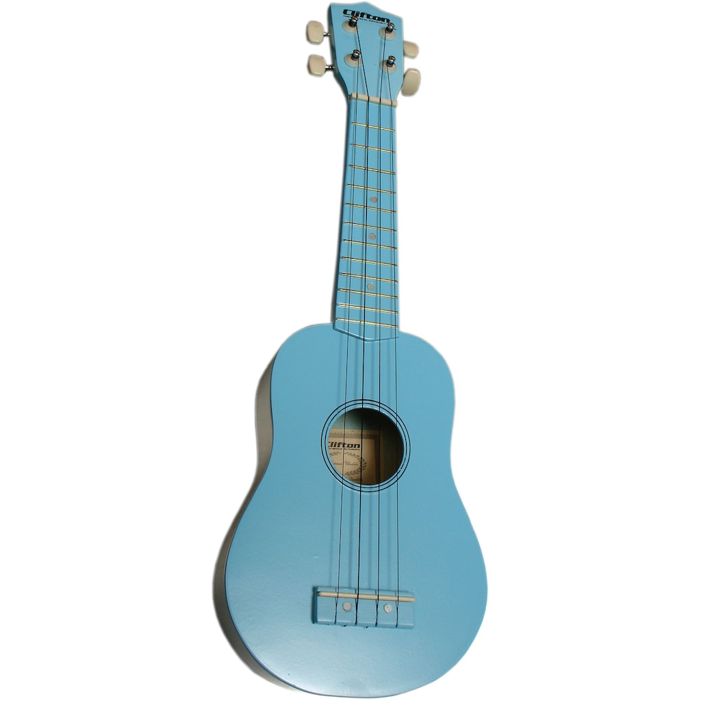 Clifton Ukulele »Sopran Ukulele mit Buch und CD, blau«