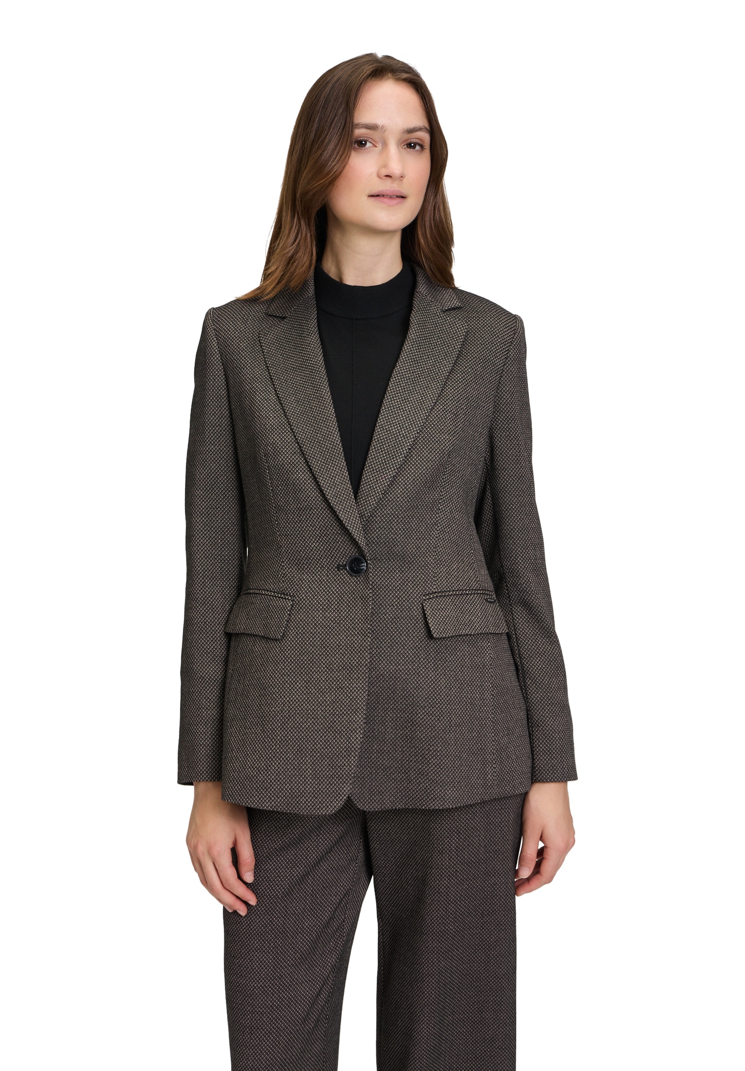 Longblazer »Betty & Co Longblazer mit Taschen«, Nahtführung