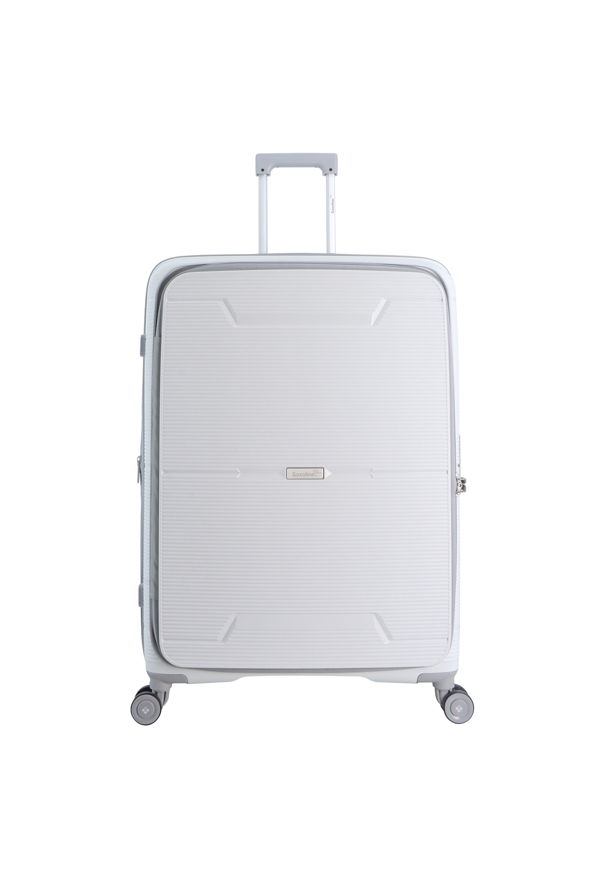 Thumbnail - Saxoline Koffer "Boho Trolley - White - Set" 3 Stk. tlg. aus Polypropylen-Material