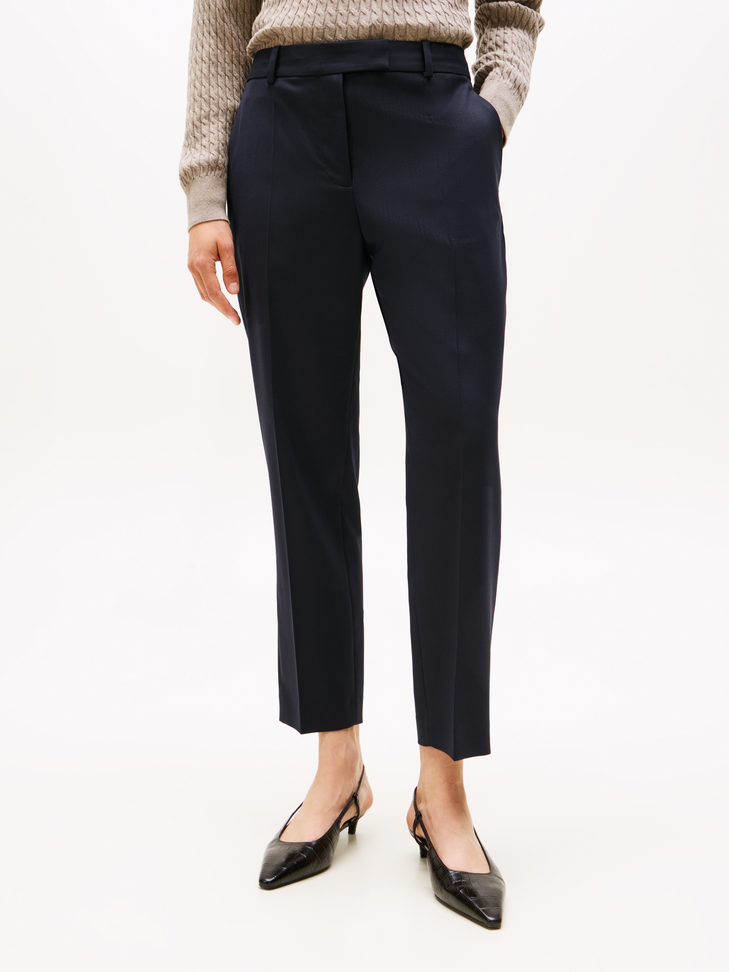Tommy Hilfiger Anzughose "TIMELESS WOOL SLIM STRT PANT", mit Wolle günstig online kaufen