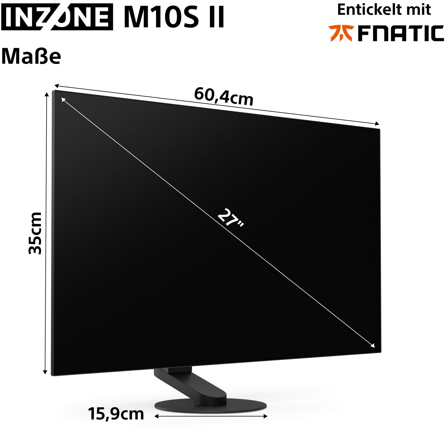 Sony Gaming-Monitor »INZONE M10S II« 67 cm/27 ″  2560 x 1440 px QHD 0,02 Reaktionszeit 540 Hz SDM-27Q102