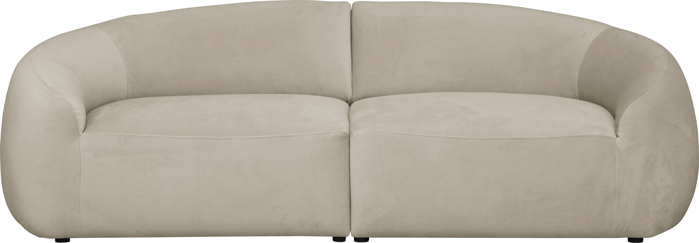 LeGer Home by Lena Gercke Big-Sofa »YANI Designersofa, organische Form, Maße B/T/H: 240/64/81 cm«, mit Wellenunterfederung, auch in Bouclé, passend zur Serie