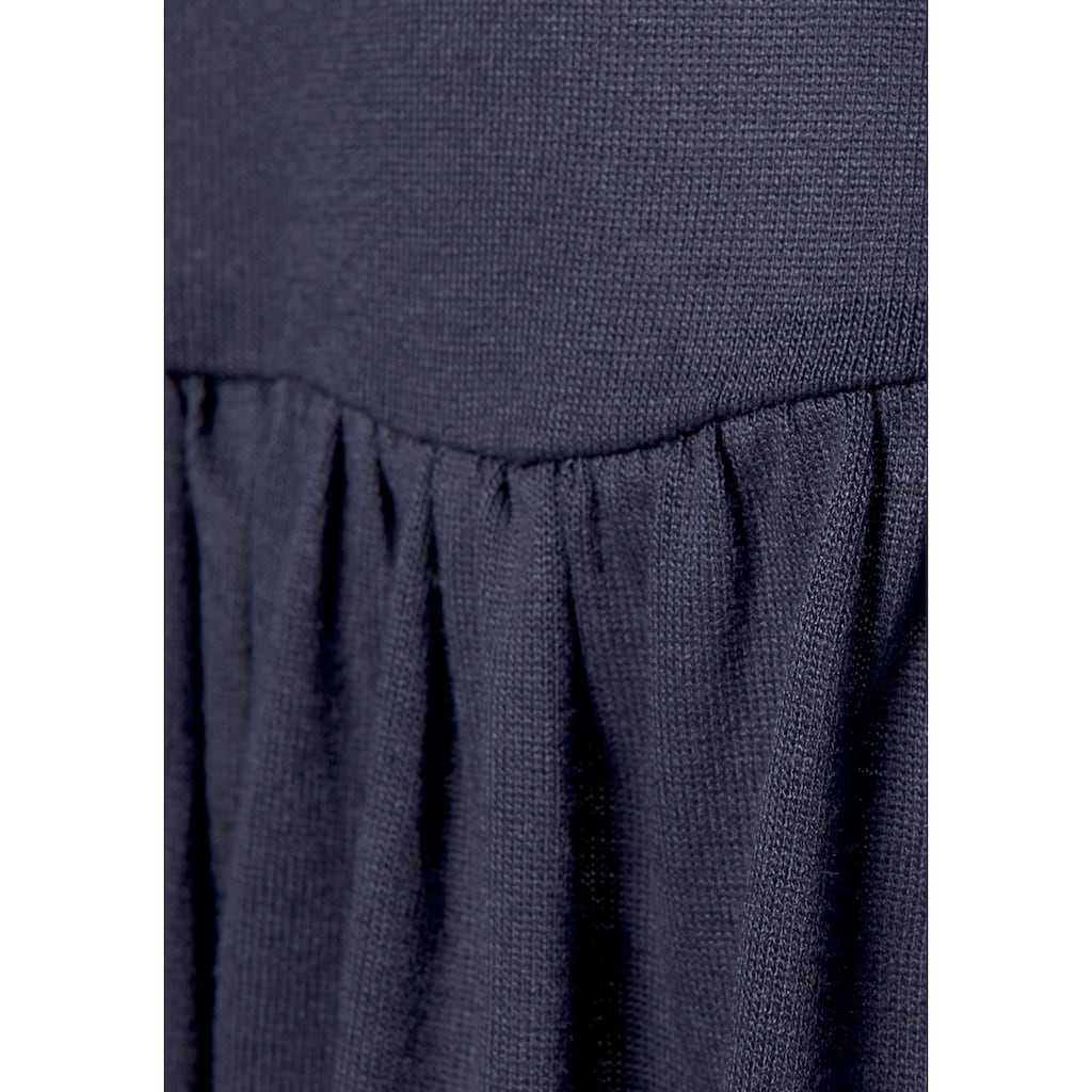 LASCANA Jerseykleid, mit Carmenausschnitt