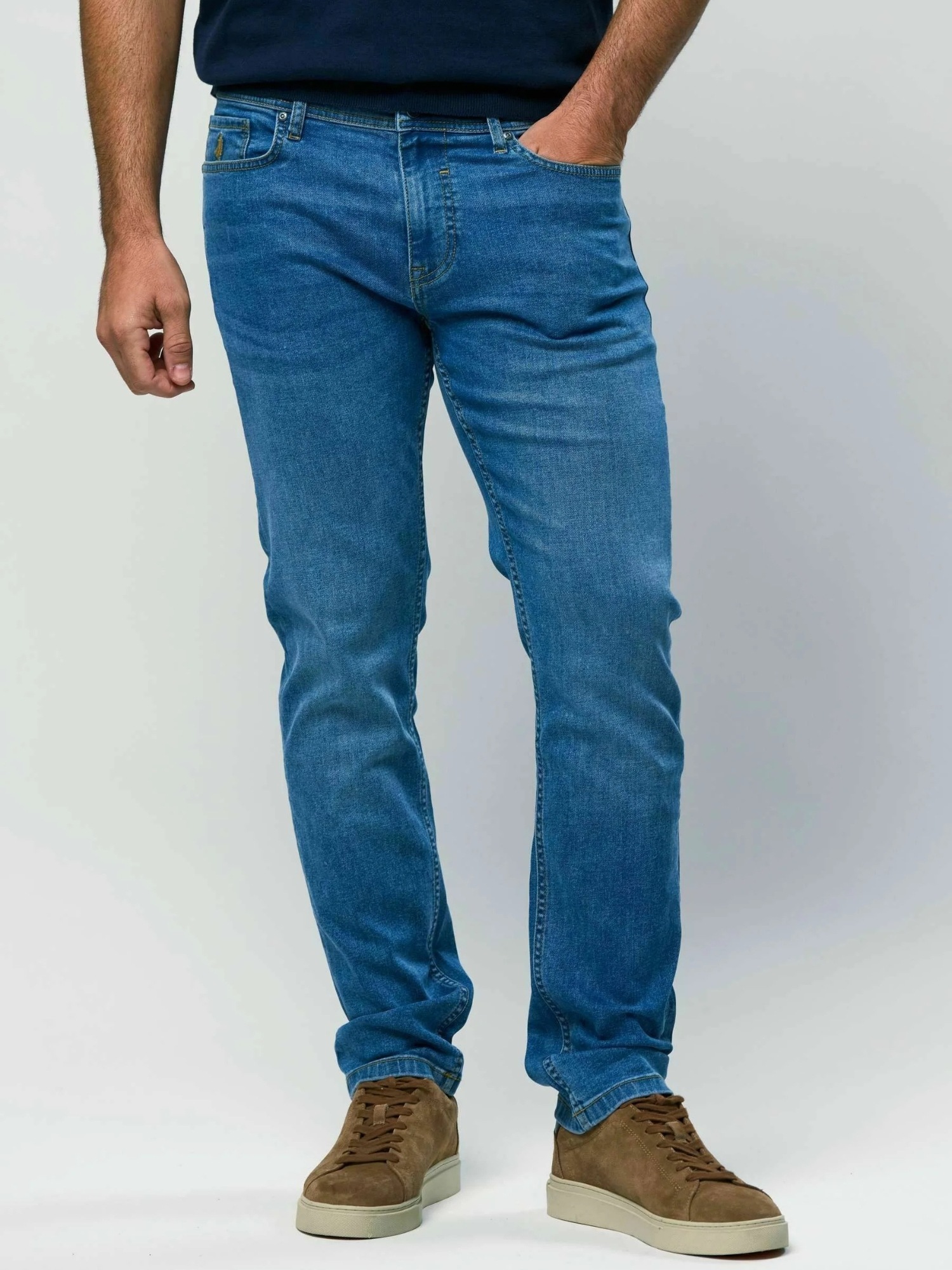 MCS MCSean Herren Jeans Hellblau 38x34 2